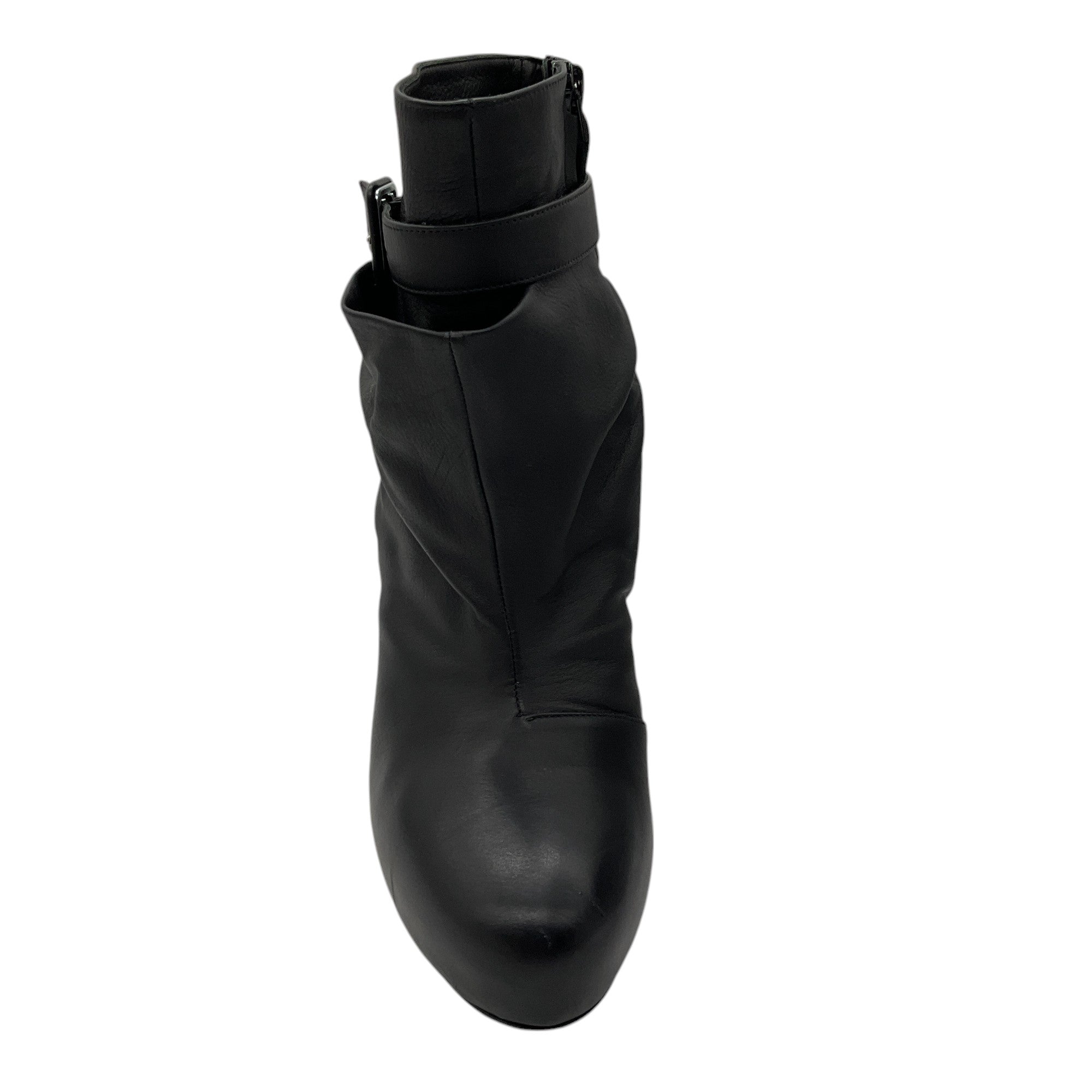 Hermes Black Leather Wrap Ankle Boots for Women - Luxury Designer Shoes for Casual & Evening Wear - Perfect for Date Night & Office Outfits