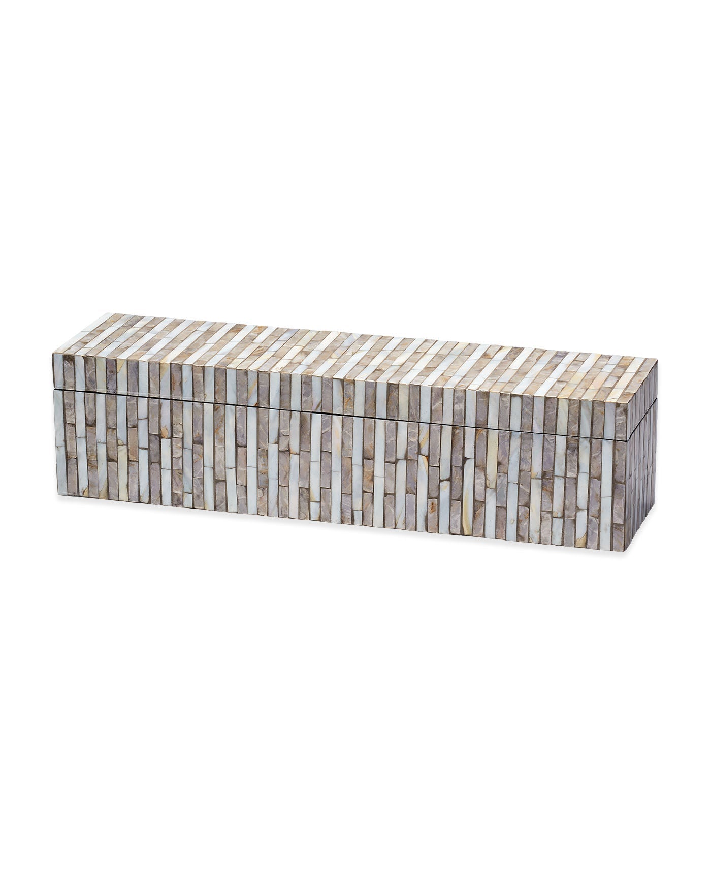 Roosevelt Box Mixed Grey - Stylish Storage Solution for Home, Office & Dorm Organization | Perfect for Books, Toys & Decor