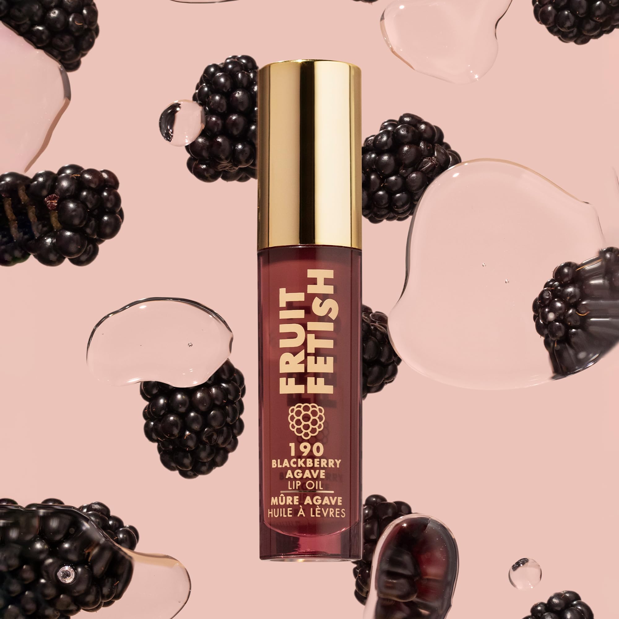 Milani Fruit Fetish Lip Oil with Vitamin E - Hydrating Lip Treatment with Blackberry Agave & Fruit Extracts - Moisturizing Lip Gloss for Dry Lips - Perfect for Daily Use & Night Care