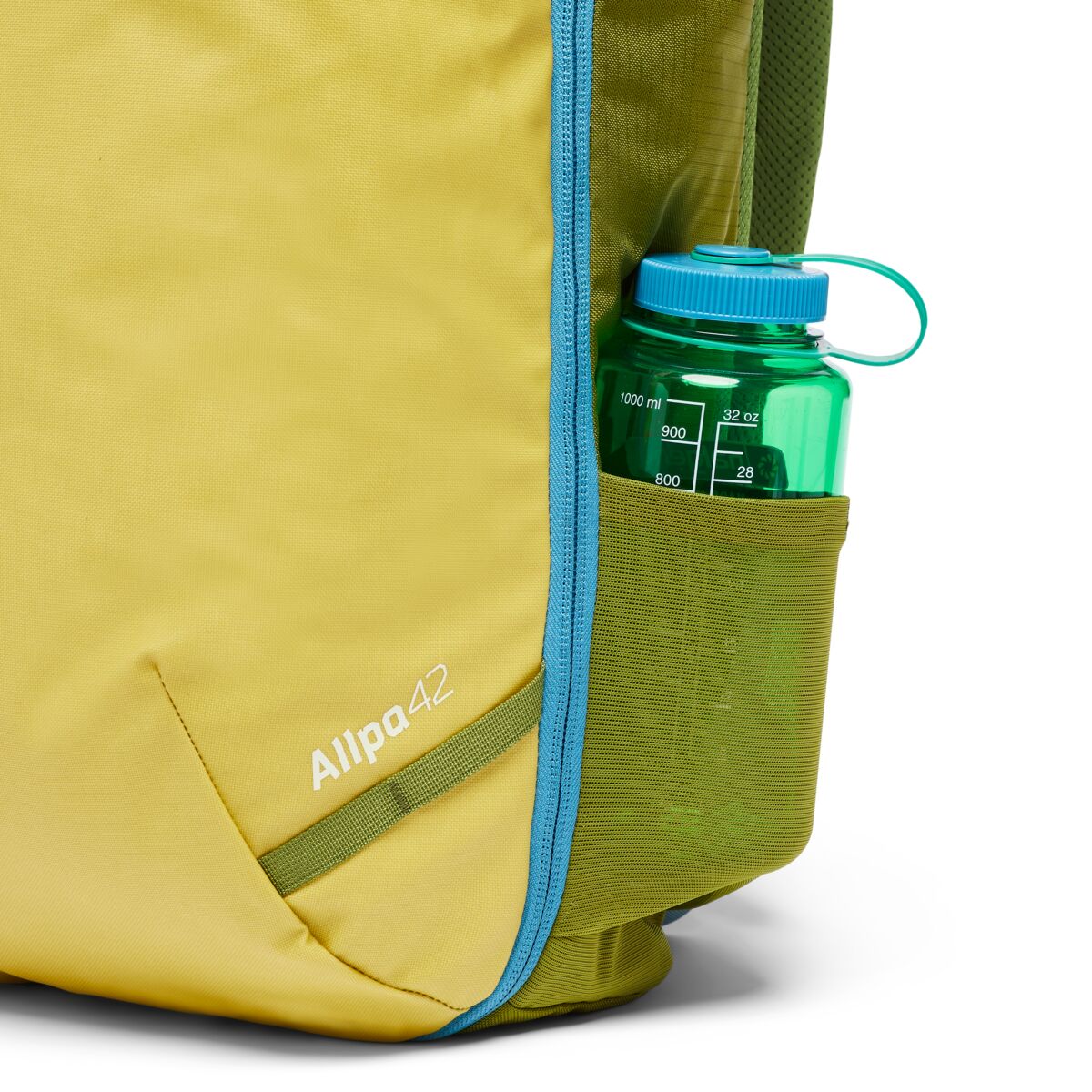 Cotopaxi Allpa 42L Travel Backpack - 42L Carry-On Hiking Backpack with Laptop Sleeve, Water-Resistant & Durable for Outdoor Adventures, Travel & Commuting - Lemongrass/Cedar Color