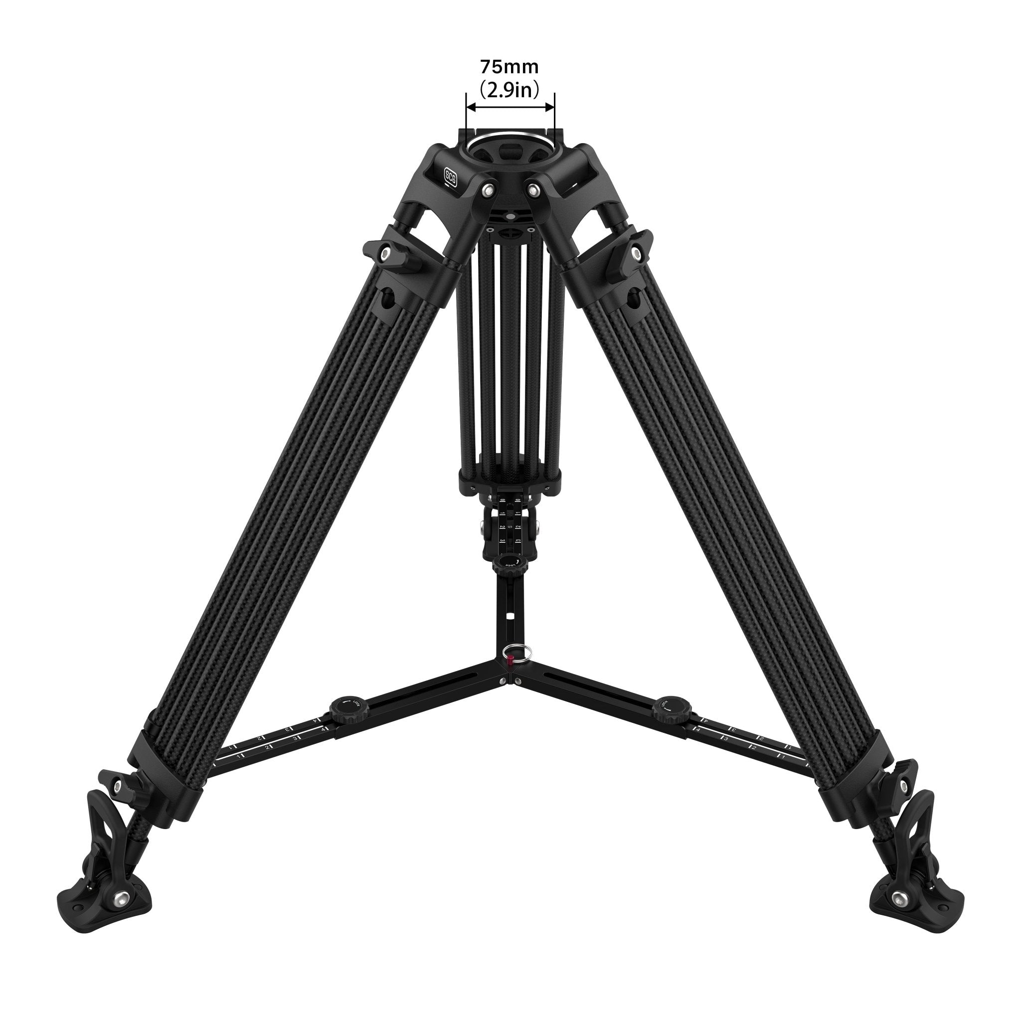 SCG F5 Carbon Fiber Tripod System - Lightweight & Sturdy Camera Tripod for DSLR, Mirrorless, Video Cameras - Perfect for Travel, Photography, and Videography
