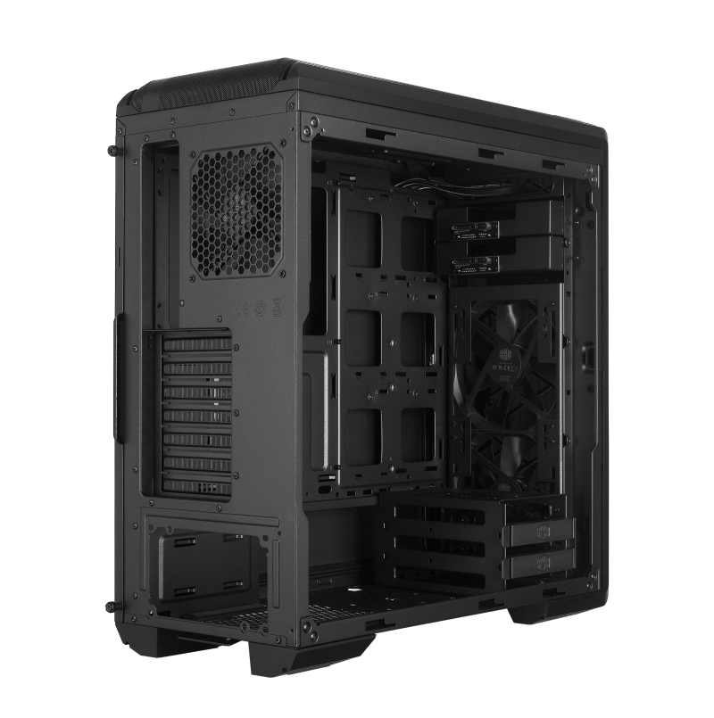 Cooler Master MCB NR600P KNNN S00 CM MASTERBOX NR600P ATX Mid Tower PC Case with Hot-Swap Bays - High Airflow Gaming PC Case for Custom Builds, Workstations & Home Office Setups