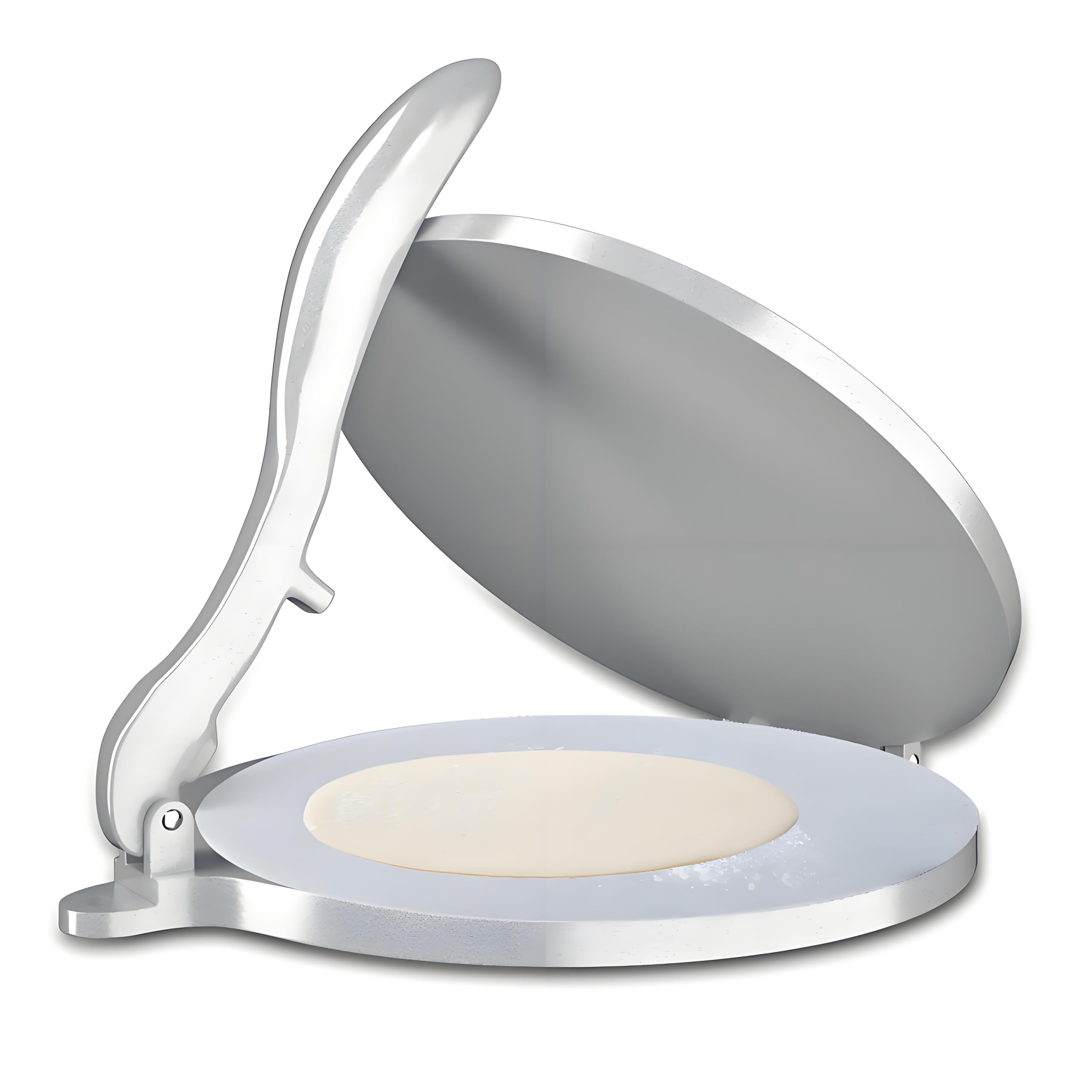 8 Inch Cast Aluminum Pancake Maker & Tortilla Press - Perfect for Homemade Pancakes, Crepes, and Tortillas - Ideal for Breakfast, Brunch, and Mexican Cuisine