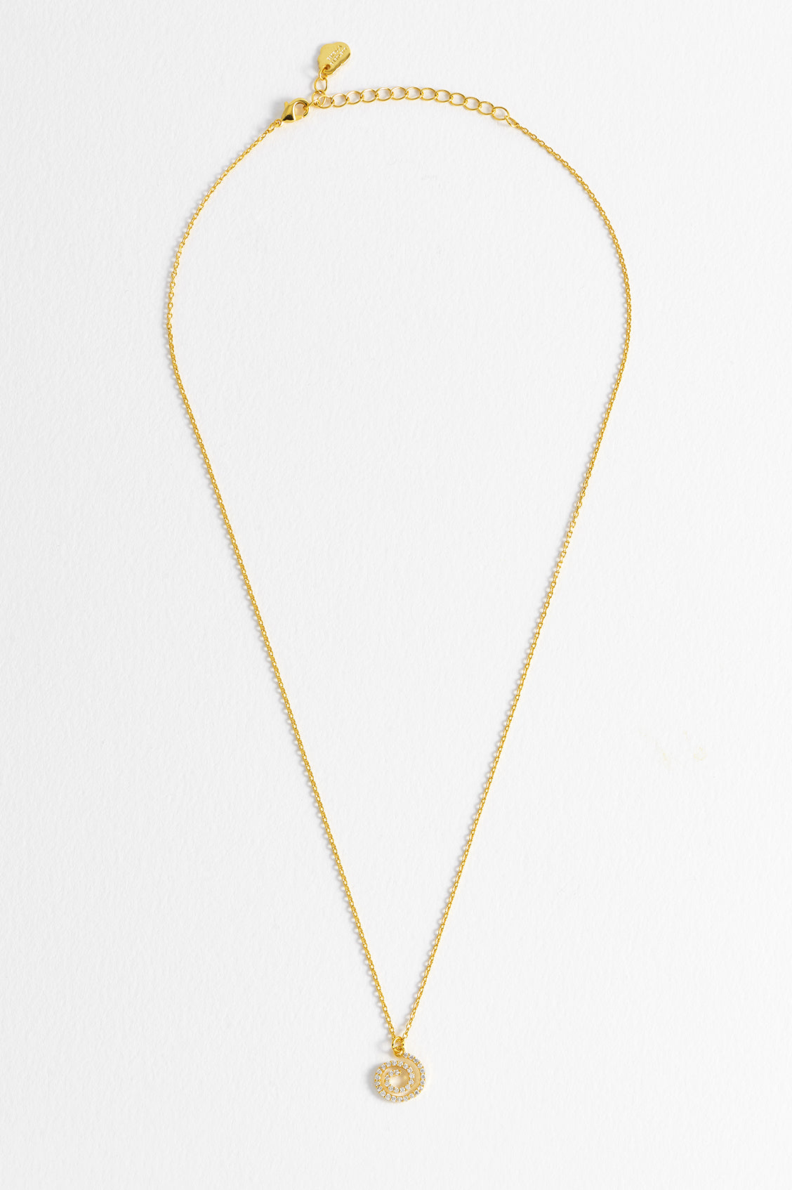 CZ Swirl Pendant Necklace - Elegant Cubic Zirconia Jewelry for Women | Perfect for Parties, Weddings & Everyday Wear