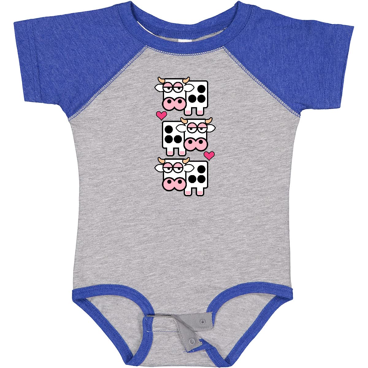 Inktastic Cow Baby Clothes - Adorable Farm Animal Bodysuit for Newborns & Infants | Perfect for Farm-Themed Parties, Photo Shoots & Everyday Wear