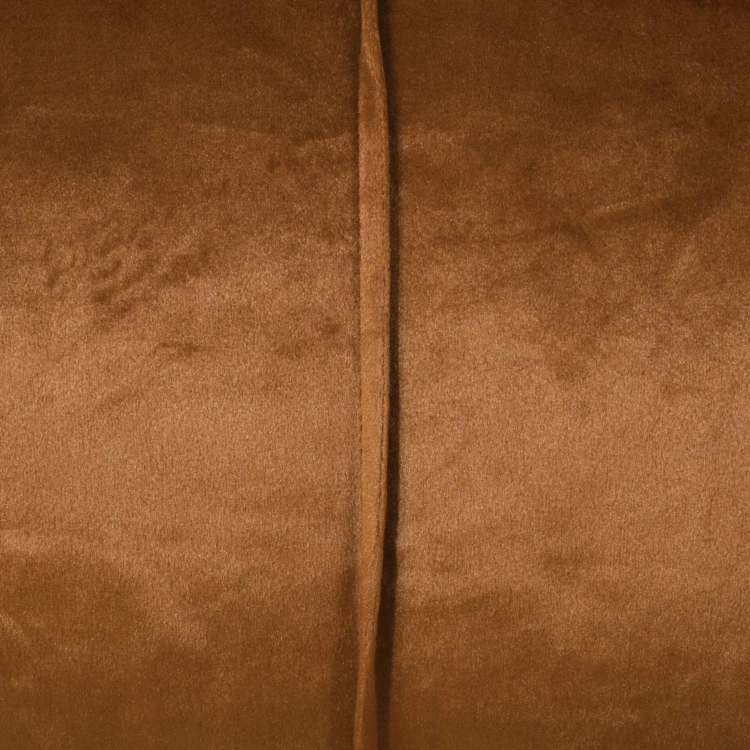 Christopher Knight Home Harrison Modern Glam Velvet Square Bean Bag Ottoman in Bronze - Stylish Footrest & Lounge Seating for Living Room, Bedroom & Dorm Decor
