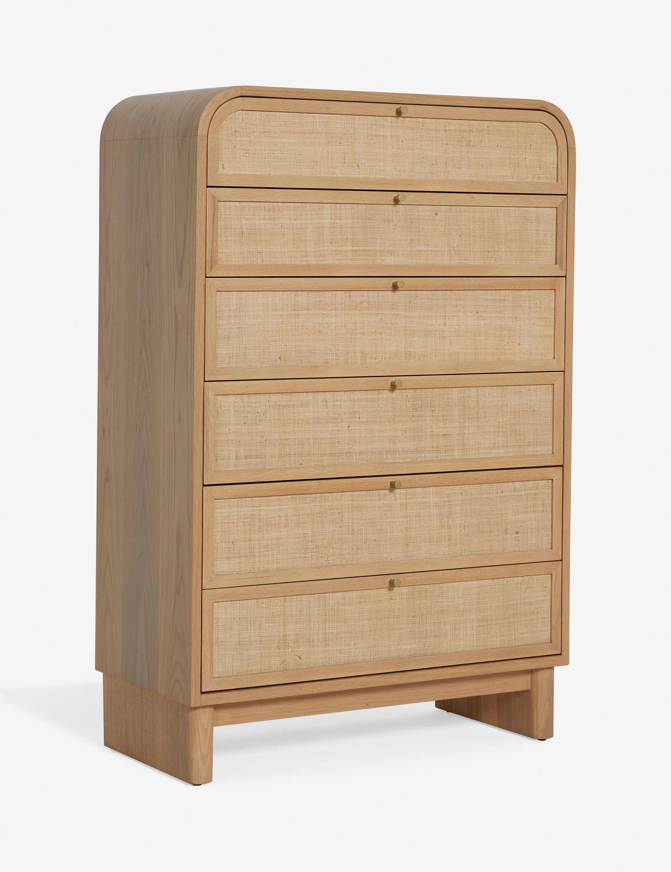 Stylish Suzette Tall Dresser - 6-Drawer Wooden Storage for Bedroom & Closet Organization | Perfect for Home Decor & Space Saving