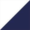 White and Navy Blue