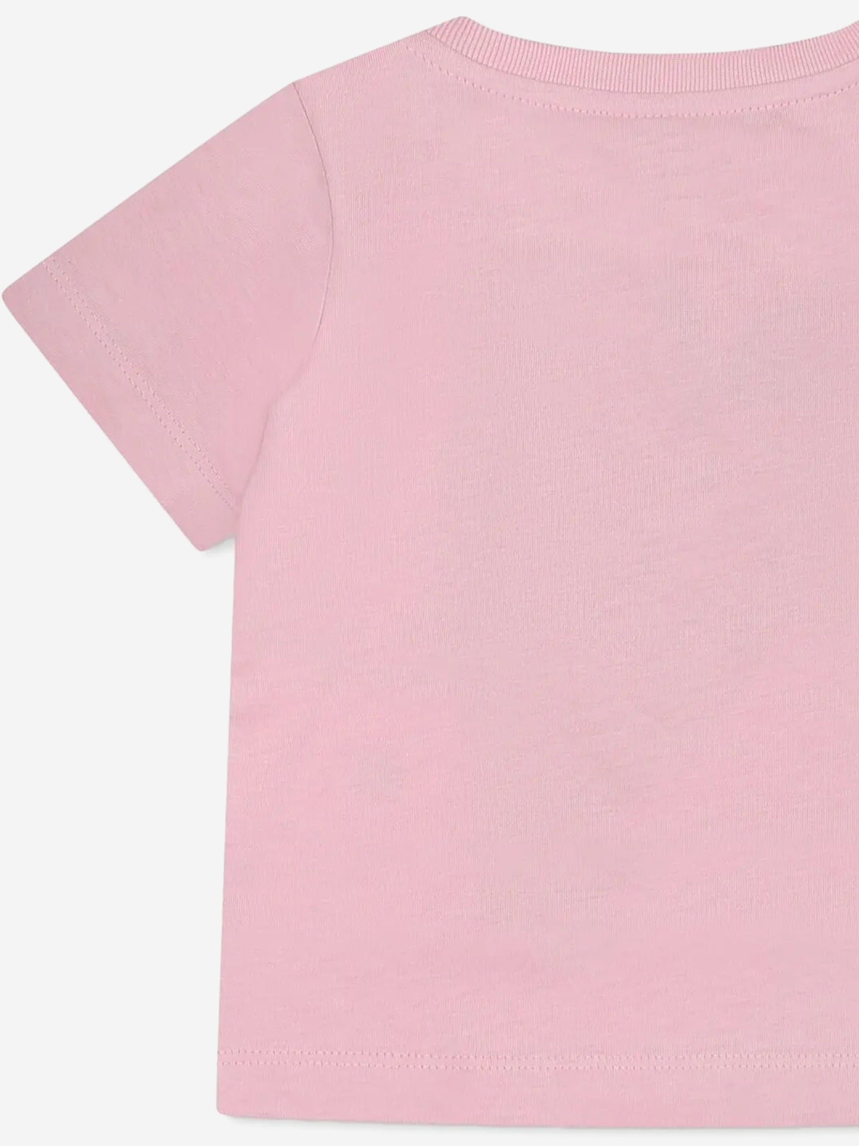 Adorable Baby Girls Strawberry Print Pink T-Shirt - Perfect for Playdates, Parties & Everyday Outfits