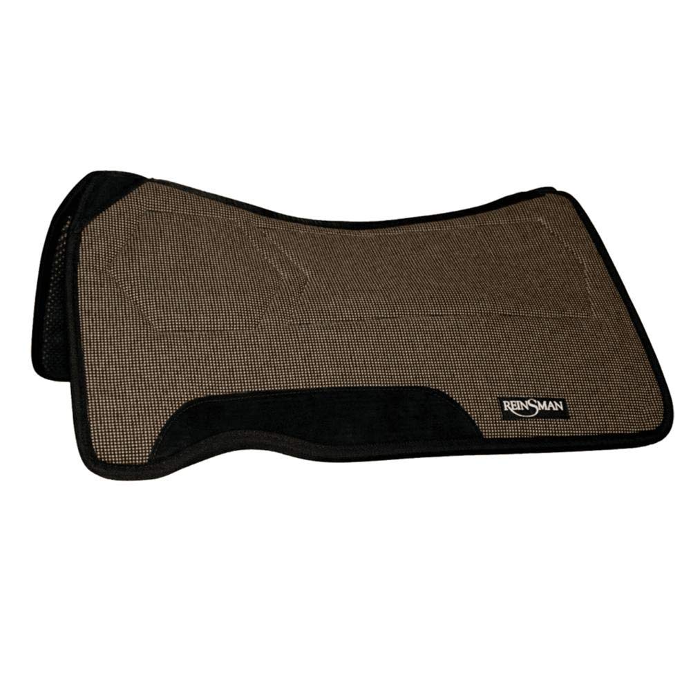 Circle Y Reinsman MPR Wither Maker Wool Pad 32x32 Gray - Premium Horse Saddle Pad for Comfort & Performance - Ideal for Trail Riding, Training & Show Competitions