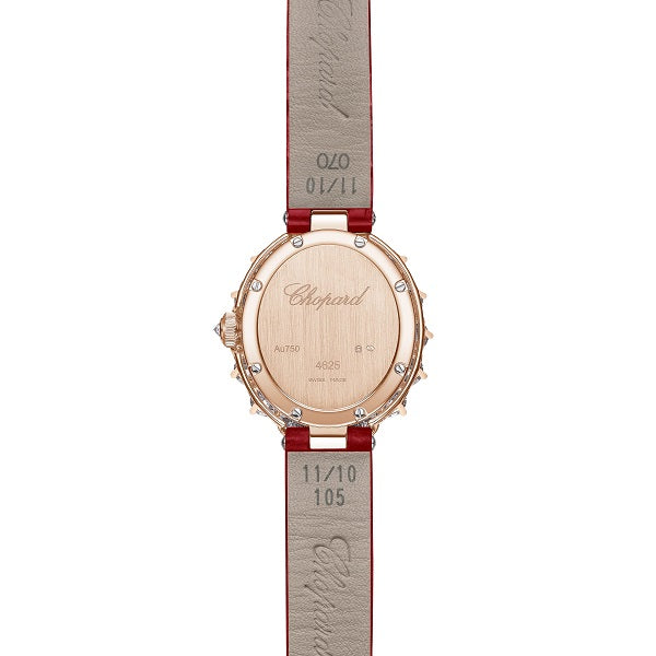 Chopard L'Heure Du Diamant 18k Rose Gold Diamond Women's Luxury Watch - Elegant Timepiece for Formal Events & Special Occasions