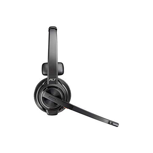 Plantronics Savi 8210 Wireless DECT Single-Ear Headset for Office - Compatible with Deskphone, PC & Mac - Microsoft Teams & Zoom Certified - Noise Canceling Mic (Renewed) - Perfect for Remote Work, Call Centers & Business Communications