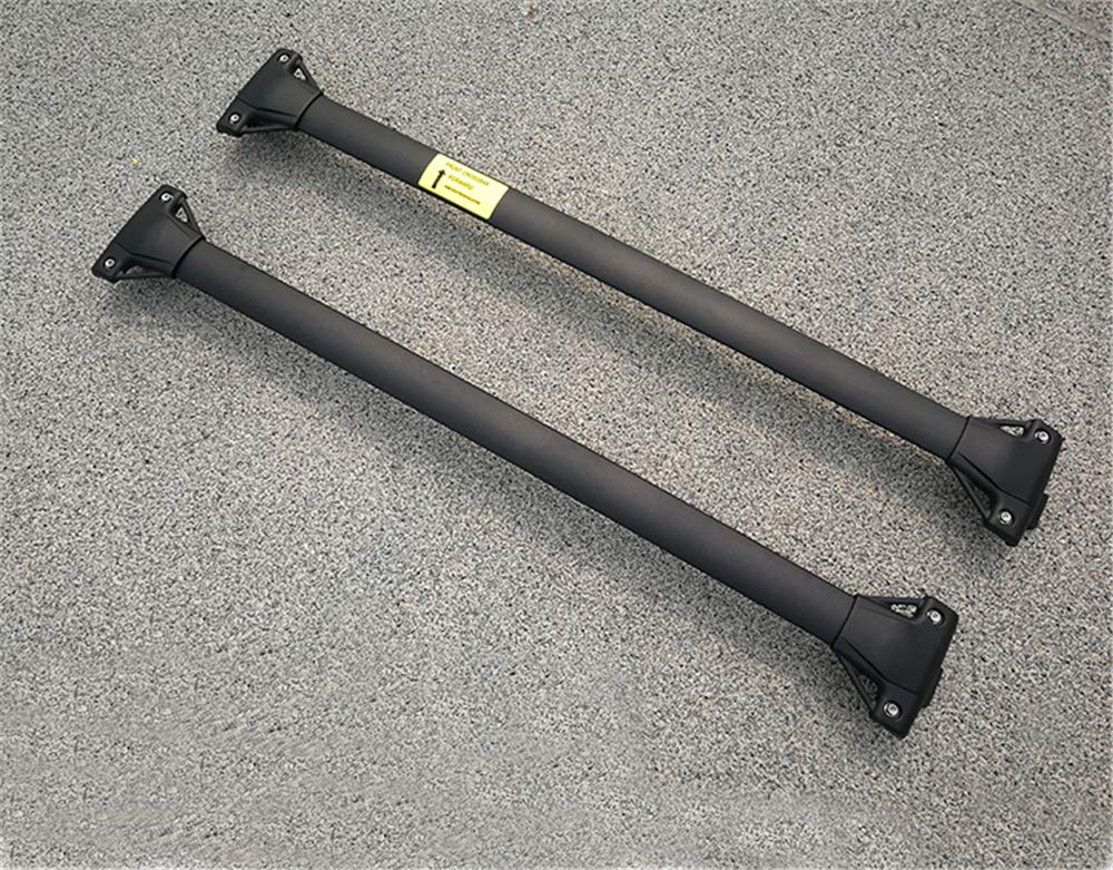 2011-2017 Jeep Patriot Black Adjustable Stainless Steel Roof Rack Cross Bars - Heavy Duty Luggage Carrier for SUV, Perfect for Road Trips & Outdoor Adventures