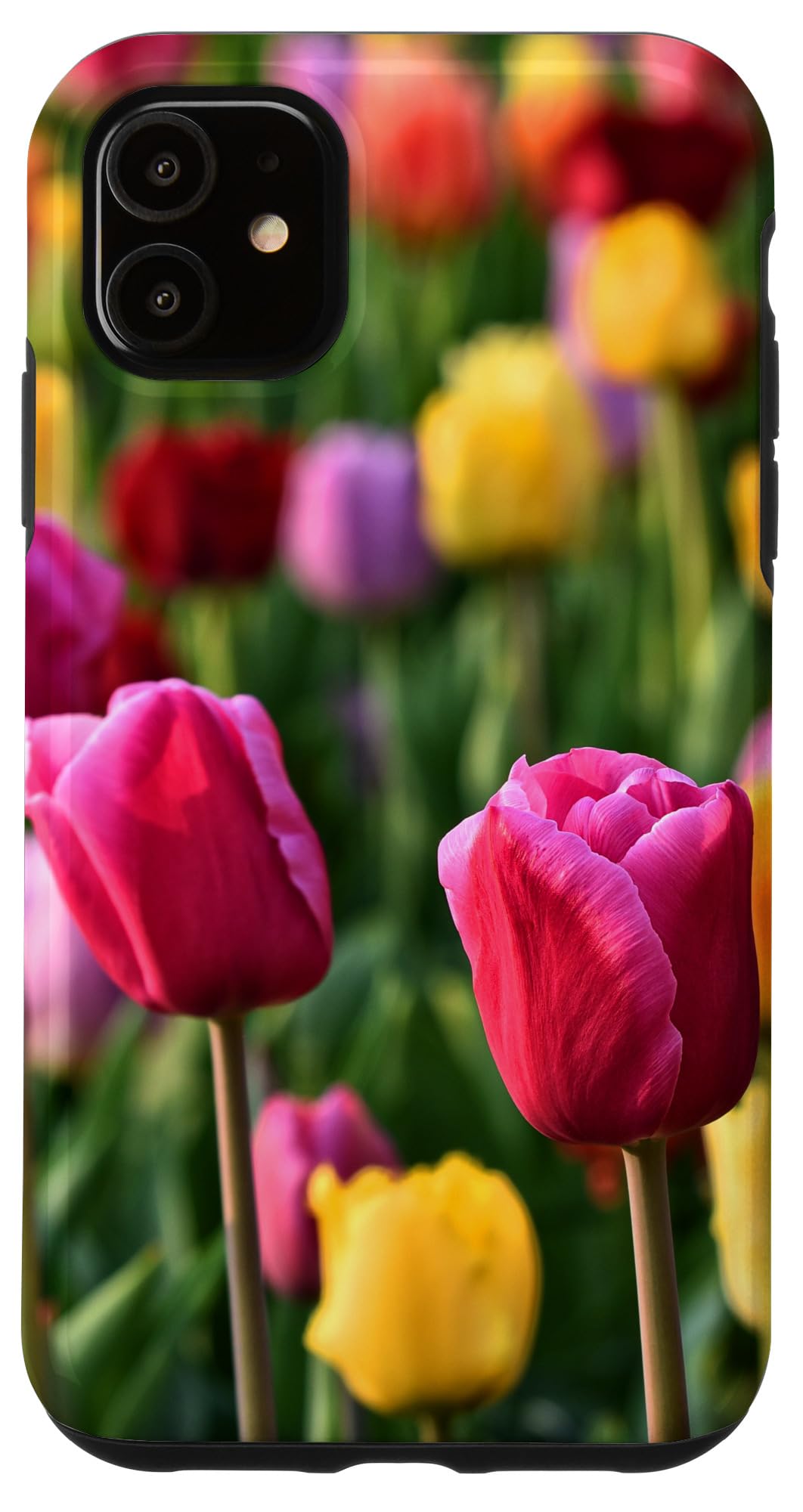 iPhone 11 Case with Tulip Design - Slim Protective Phone Cover for iPhone 11 (6.1 Inch) - Perfect for Everyday Use, Travel & Gift Giving