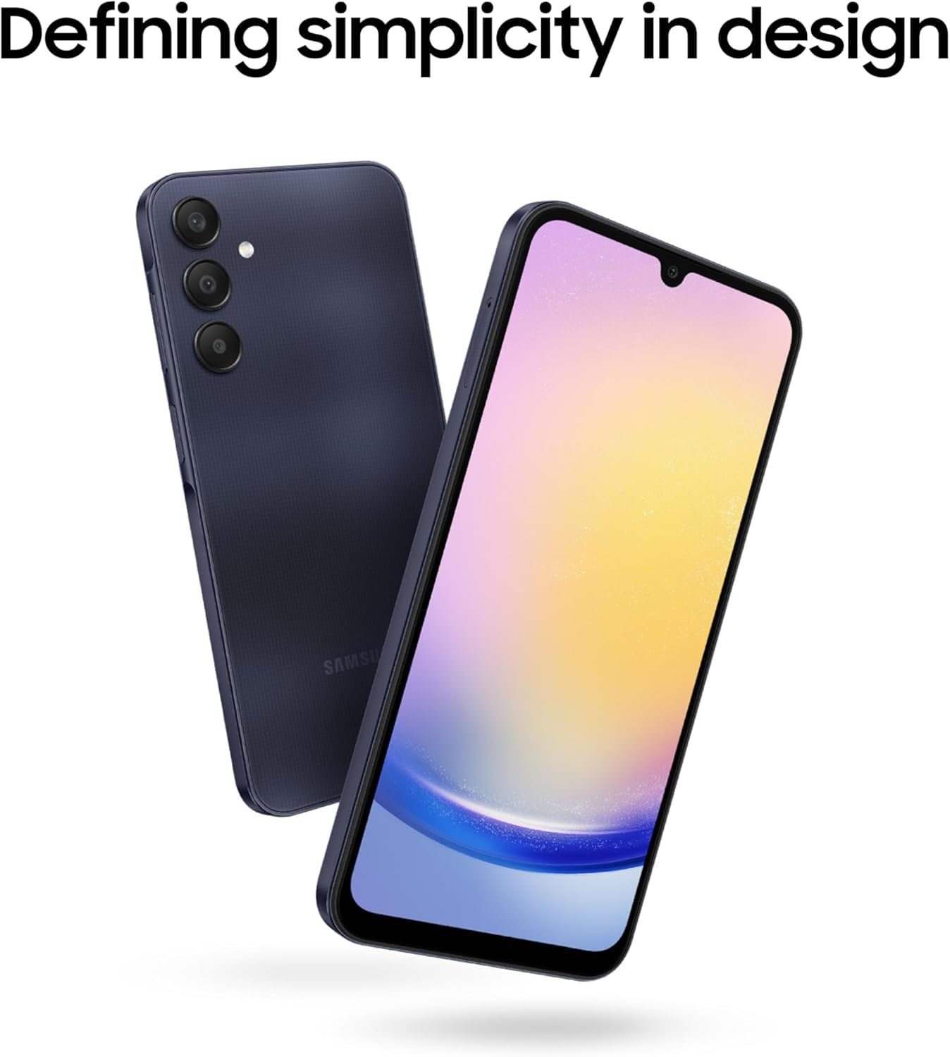 Samsung Galaxy A25 5G Unlocked Smartphone 128GB Dual SIM GSM Android Phone (US Compatible LTE) - Blue Black for Streaming, Gaming & Work