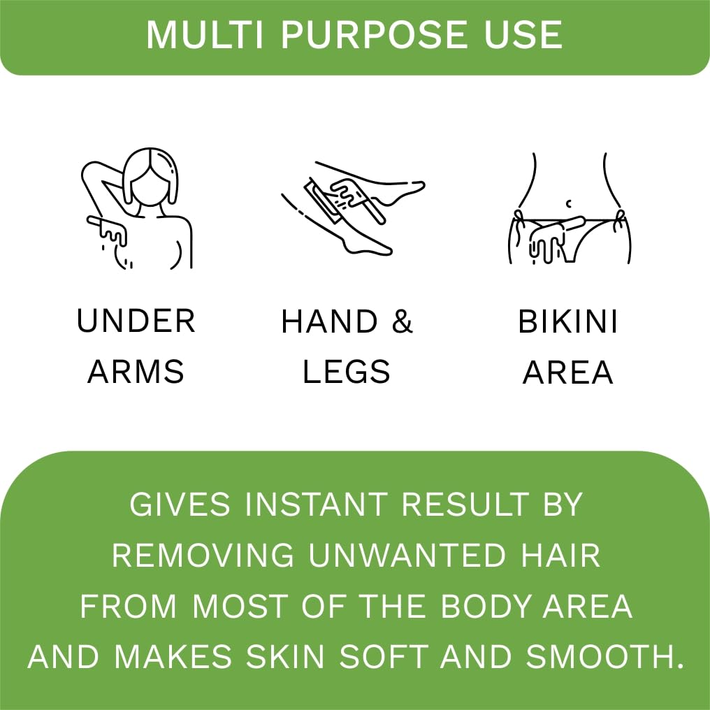 Professional Hard Wax Beans for Hair Removal - Brazilian Wax for Face, Eyebrows, Back, Chest, Bikini, Legs, Arms & Beard | Green Apple Scent (100g) | At-Home Salon Waxing & Spa Treatment
