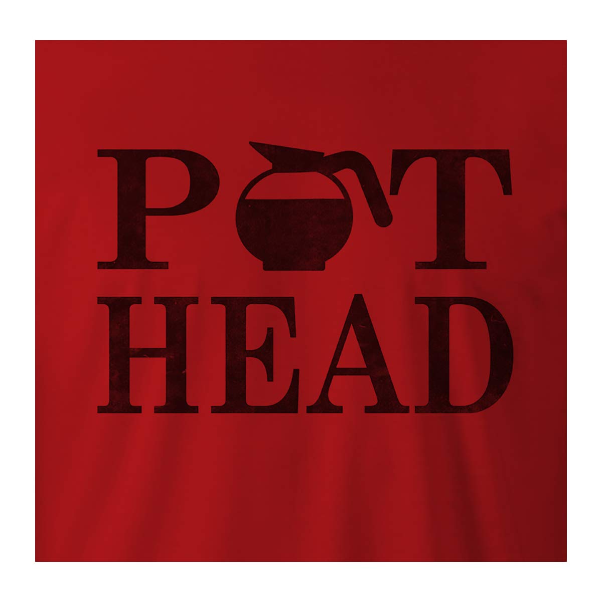 Funny Coffee Lover T-Shirt for Men - 9 Crowns Tees Pot Head Design - Perfect Gift for Baristas & Coffee Enthusiasts - Great for Casual Wear, Coffee Shops & Gifts