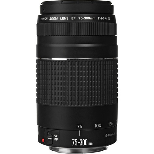 Canon EF 75-300mm f/4-5.6 III USM Telephoto Zoom Lens for DSLR Cameras - Perfect for Wildlife, Sports & Travel Photography