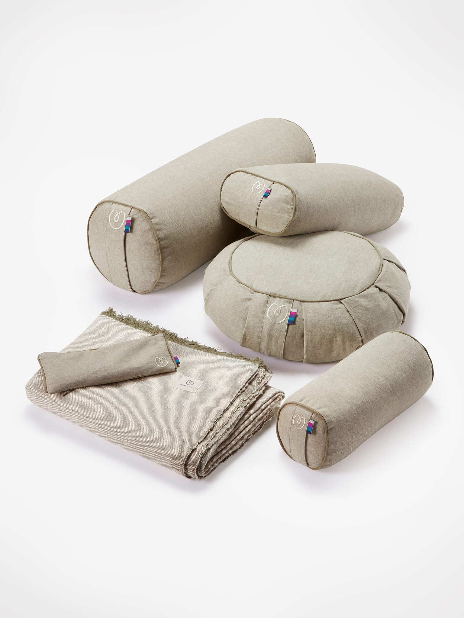 Yogamatters Organic Cotton Chambray Eye Pillow - Box of 10 for Yoga, Meditation & Stress Relief