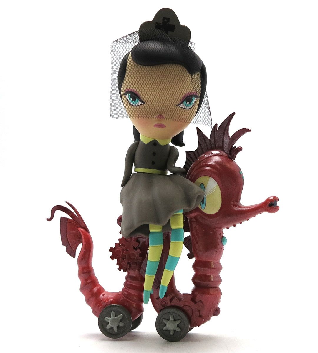 Lucy Curious (Dark Harbor) by Kathie Olivas - Limited Edition Art Figure - Perfect for Collectors, Home Decor & Gothic Gift Ideas