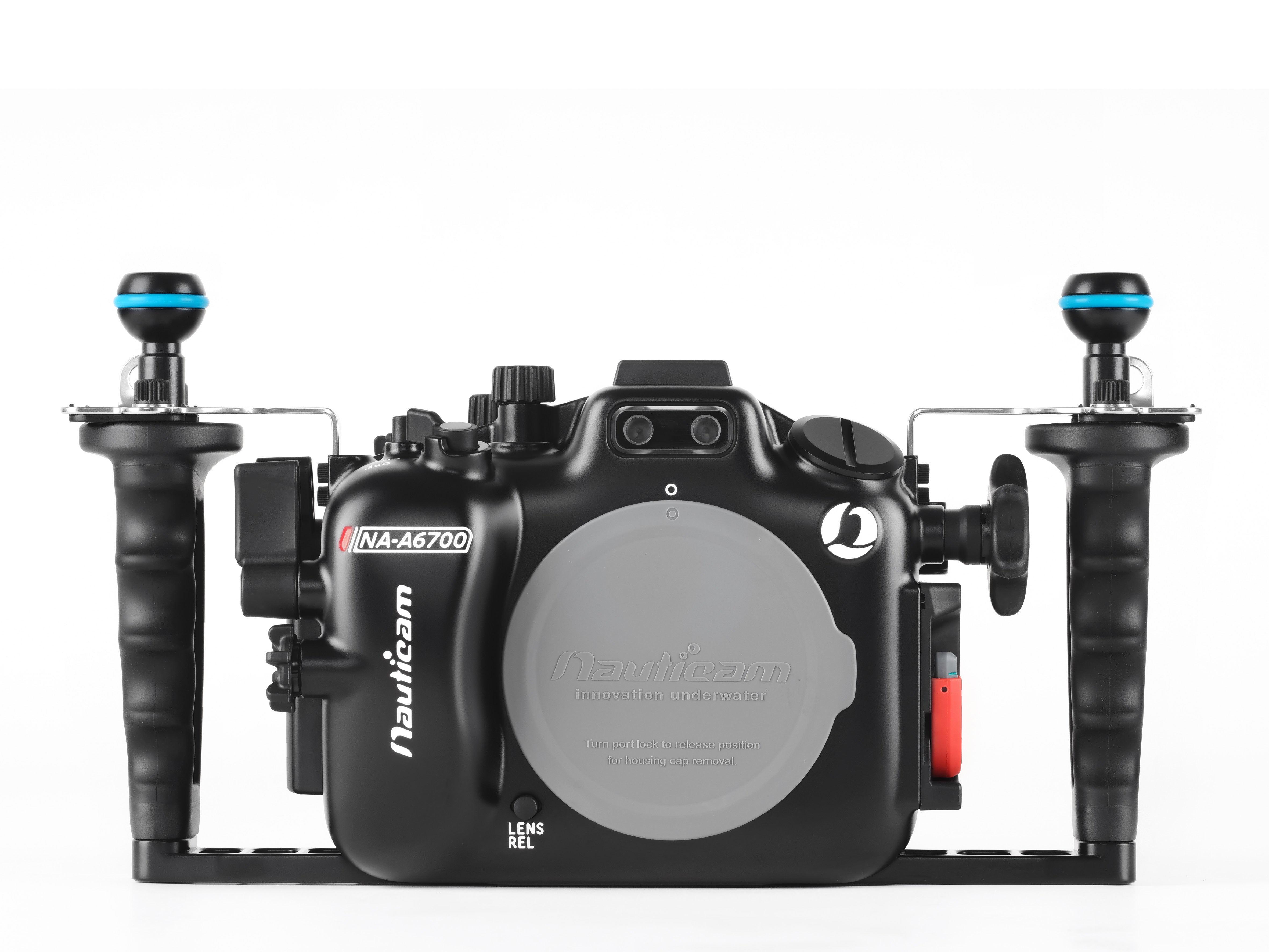 Waterproof Underwater Housing for Sony A6700 Camera - Scuba Diving & Snorkeling Photography Case for Marine Adventures