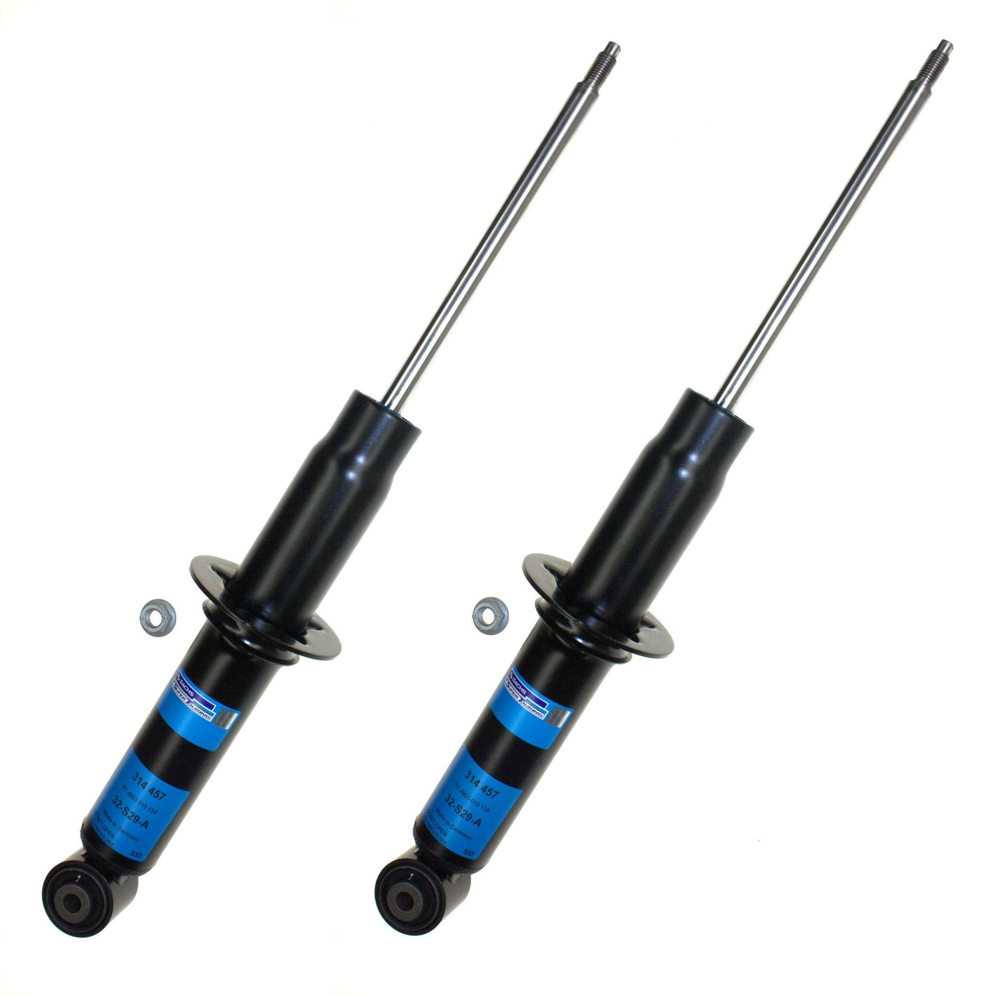 2 Rear Sachs Shock Absorbers for Audi Q7 with Air Suspension & Sport Suspension - Premium Ride Comfort & Performance for Off-Roading, Towing & Daily Driving