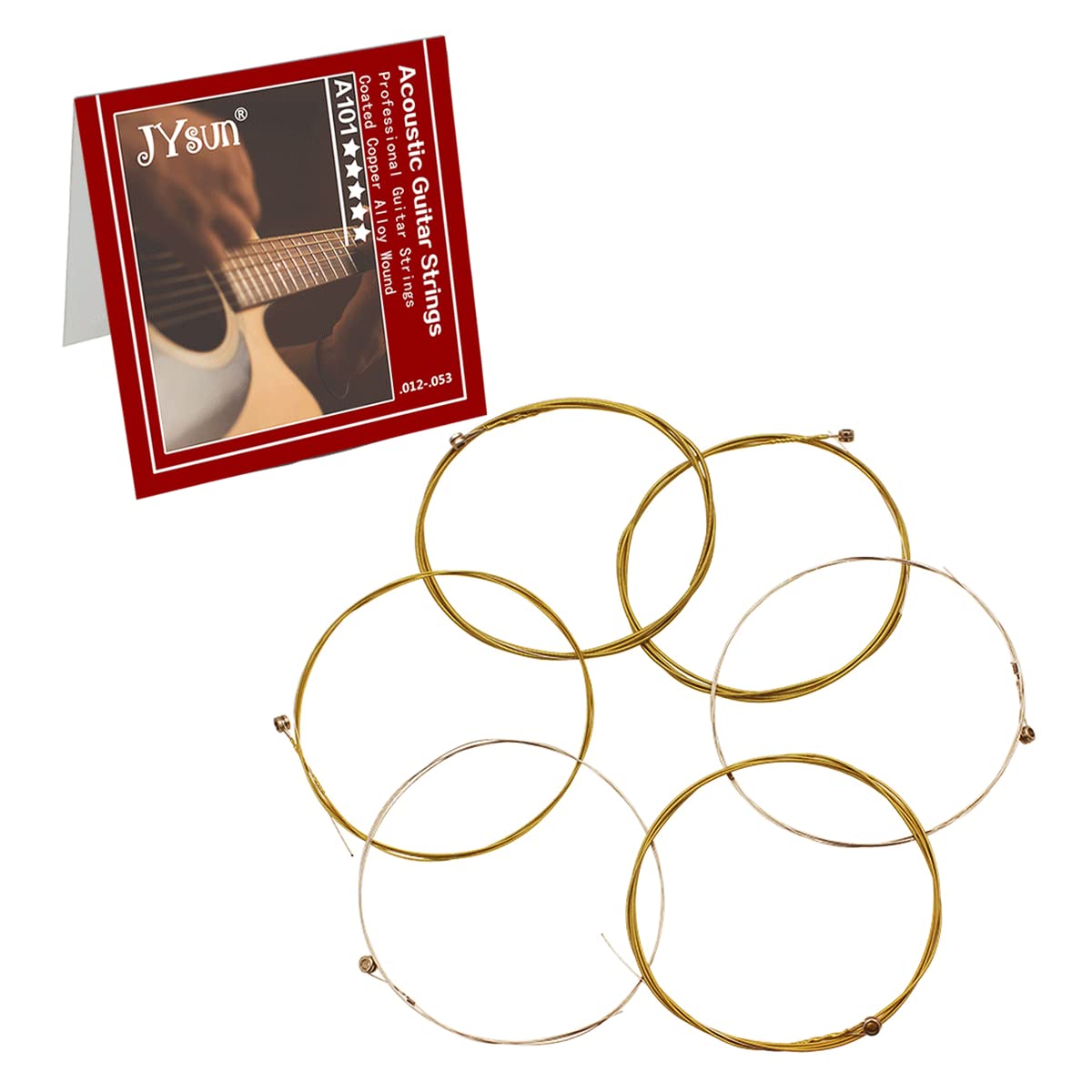 Premium Acoustic Guitar Strings - 3 Full Sets, Stainless Steel Core, Phosphor Bronze Wound, Nickel-Plated (E-1st to E-6th) | Perfect for Beginners, Professionals & Live Performances