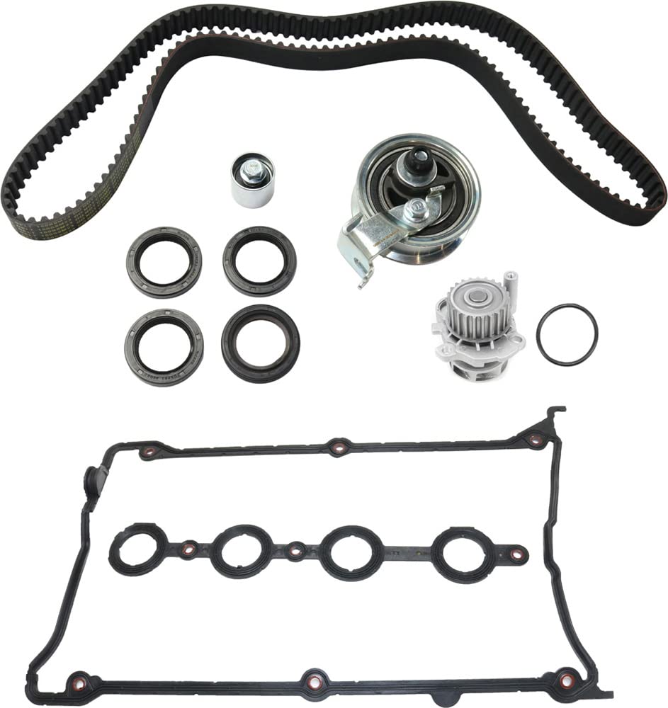 Garage-Pro Complete Timing Belt Kit with Water Pump & Valve Cover Gasket - Compatible with 1.8L Volkswagen Jetta (2000-2005) & Beetle (1999-2005) - Engine Maintenance & Performance Upgrade for Smooth Driving