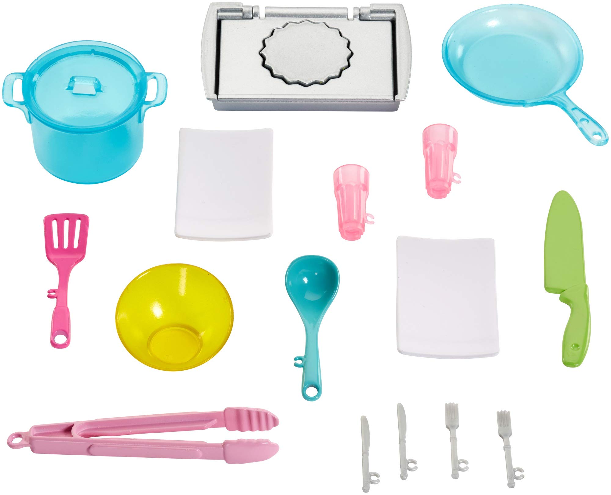 Barbie Careers Playset - Ultimate Kitchen Set with Blonde Chef Fashion Doll, 5 Dough Colors, 20+ Accessories & Lights/Sounds | Pretend Play Cooking Toy for Girls Ages 3-6 | Perfect for Birthday Gifts & Role Play Fun (Amazon Exclusive)
