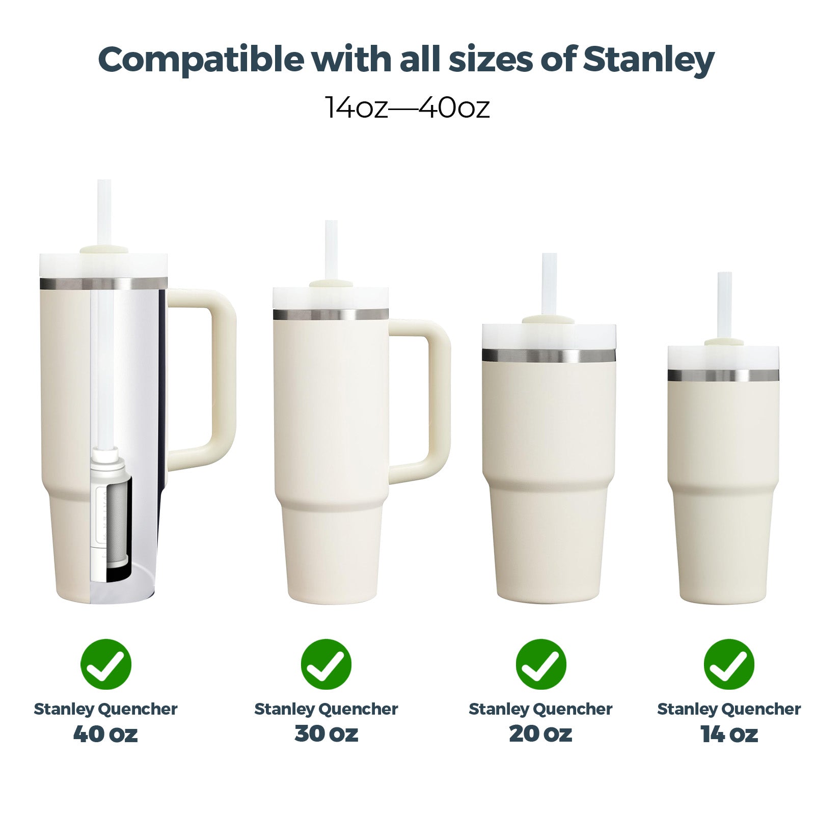 Premium Water Filtration Upgrade Kit - Compatible with WaterH Vita & Top Water Bottles | Improve Water Taste & Purity | Perfect for Travel, Gym & Outdoor Activities