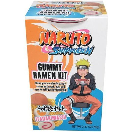 Naruto Shippuden Anime Gummy Ramen Candy Kit - Japanese Anime Themed Sweet Snacks for Kids & Adults - Perfect for Birthday Parties, Cosplay Events & Anime Lovers Gifts