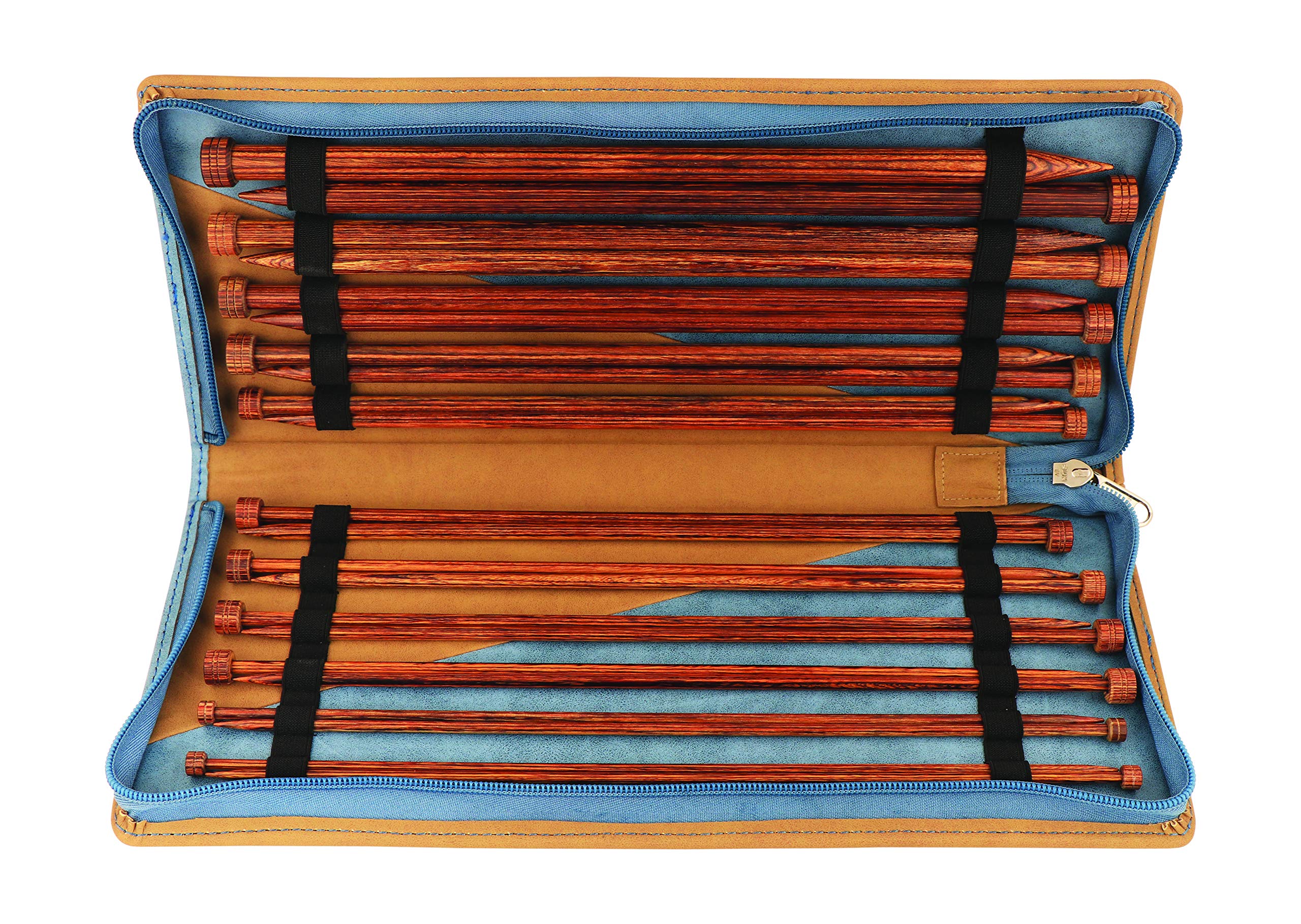 KnitPro Single-Ended Knitting Needles - 35cm (13.8 inches) Assorted Sizes for Crochet & Yarn Crafts - Perfect for Sweaters, Scarves & DIY Knitting Projects