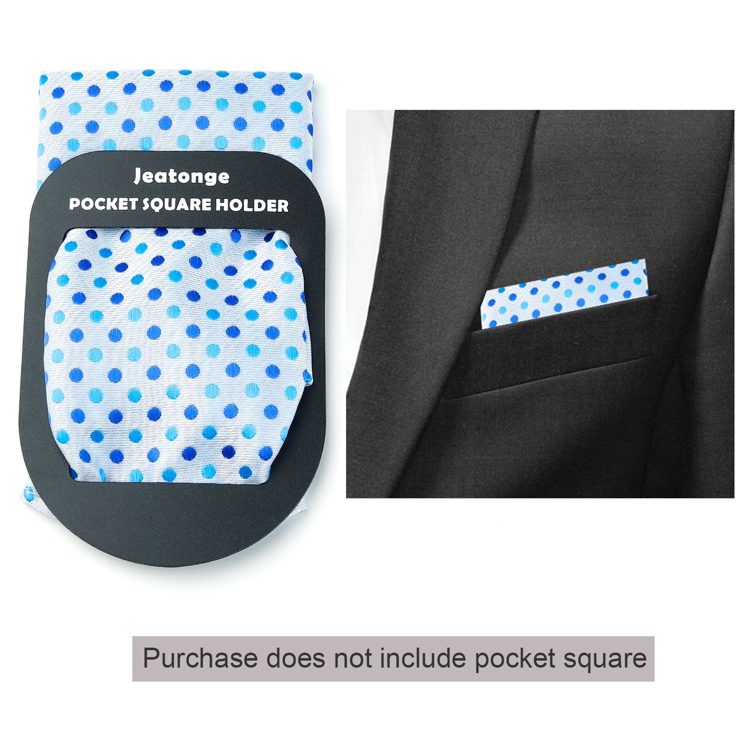 Premium Pocket Square Holder Organizer for Men - Prefolded Silk Pocket Squares & Storage Case - Perfect for Weddings, Business Meetings & Formal Events