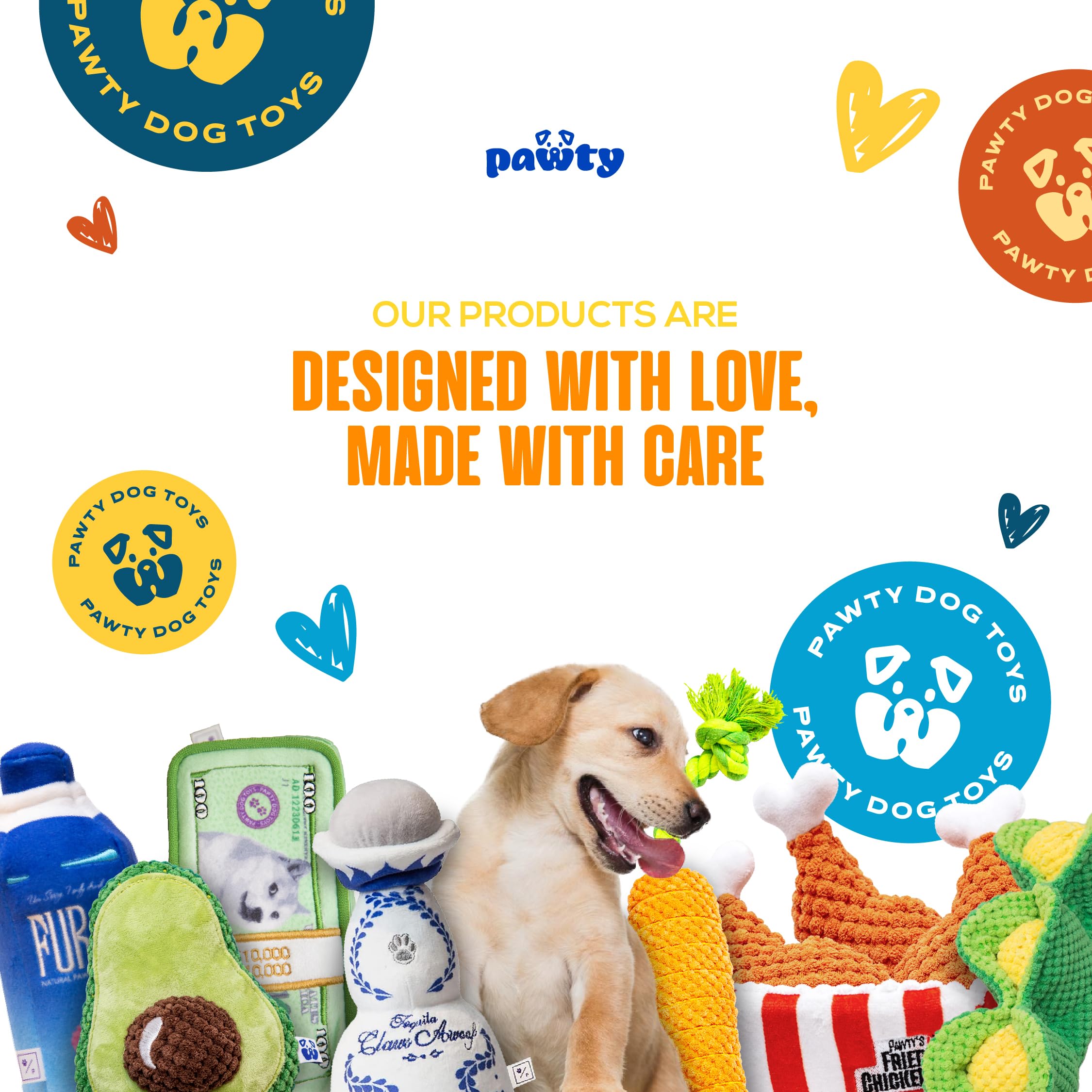 Interactive Plush Dog Toy with Squeaker - Funny Weed Joint Design - Unique Birthday Gift for Small & Medium Dogs - Hide Treats for Snuffle Fun - Durable Chew-Resistant - Perfect for Playtime & Training Sessions