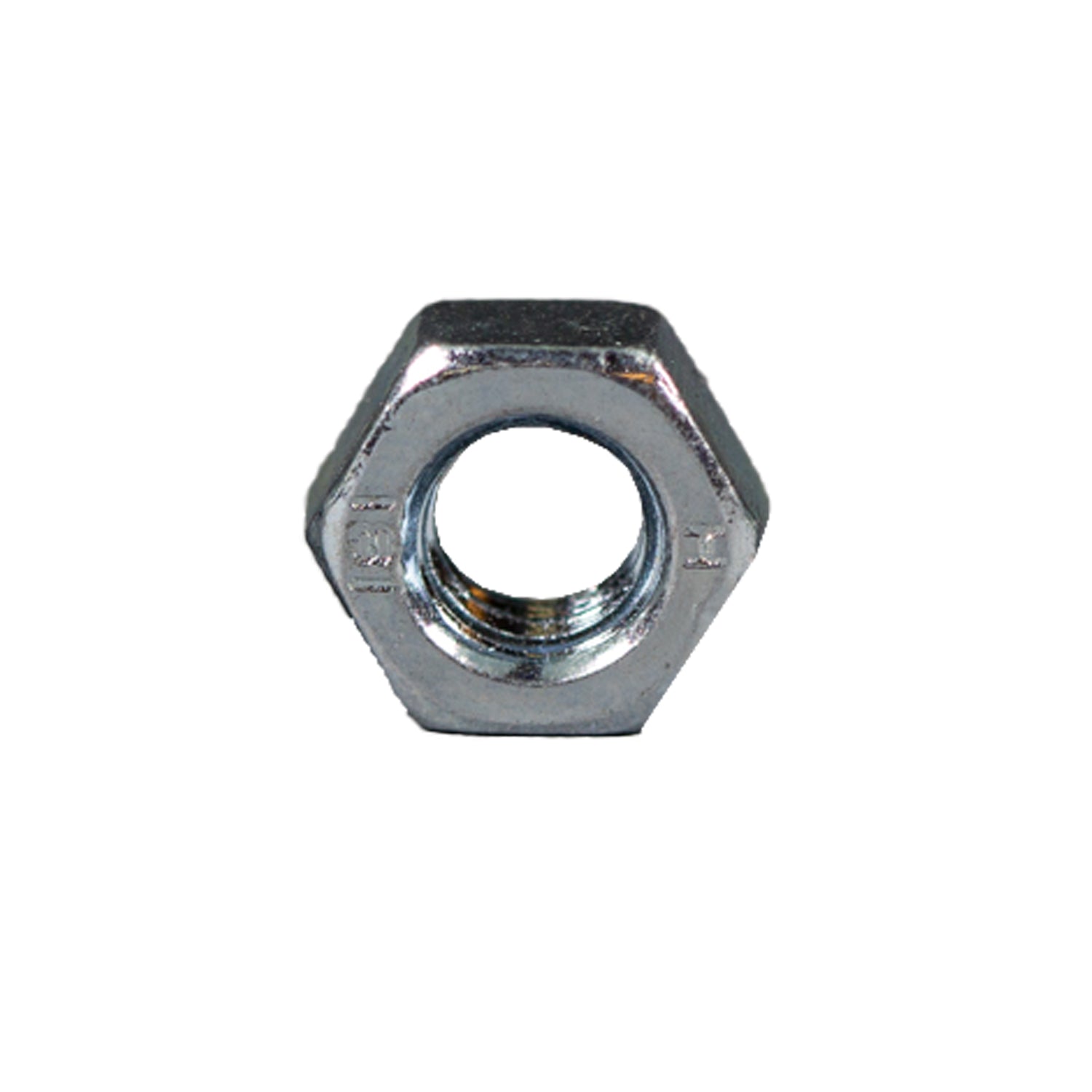 M6 1.0 Nylon Insert Lock Nut - Zinc Plated Anti-Loose Hex Nut for Automotive, Machinery & DIY Projects