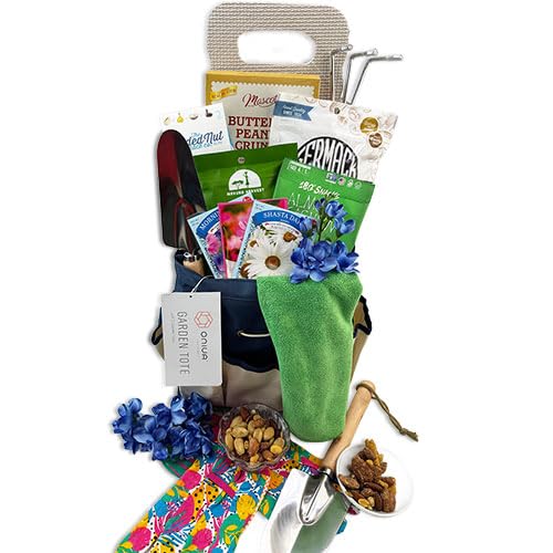 Bless My Bloomers Gardening Gift Basket - Premium Gardening Tools & Gifts for Women, Perfect for Mother's Day, Birthday & Outdoor Planting Activities