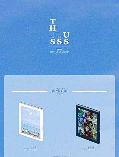 BTOB - THIS IS US [SEE+FEEL Ver.] 11th Mini Album Set with 2CDs, Booklet, 3 Postcards, Photocard, Bookmark, Event Ticket & 2 Posters | K-Pop Collectible for Fans | Perfect for Concerts, Birthday Gifts & K-Pop Collections
