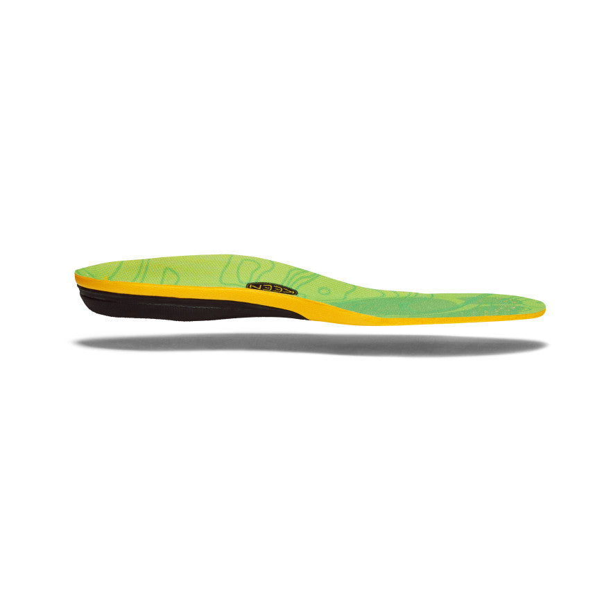 Women's Outdoor K 30 Low Arch Support Insoles - Comfortable Green Orthotic Shoe Inserts for Hiking, Running & Daily Wear