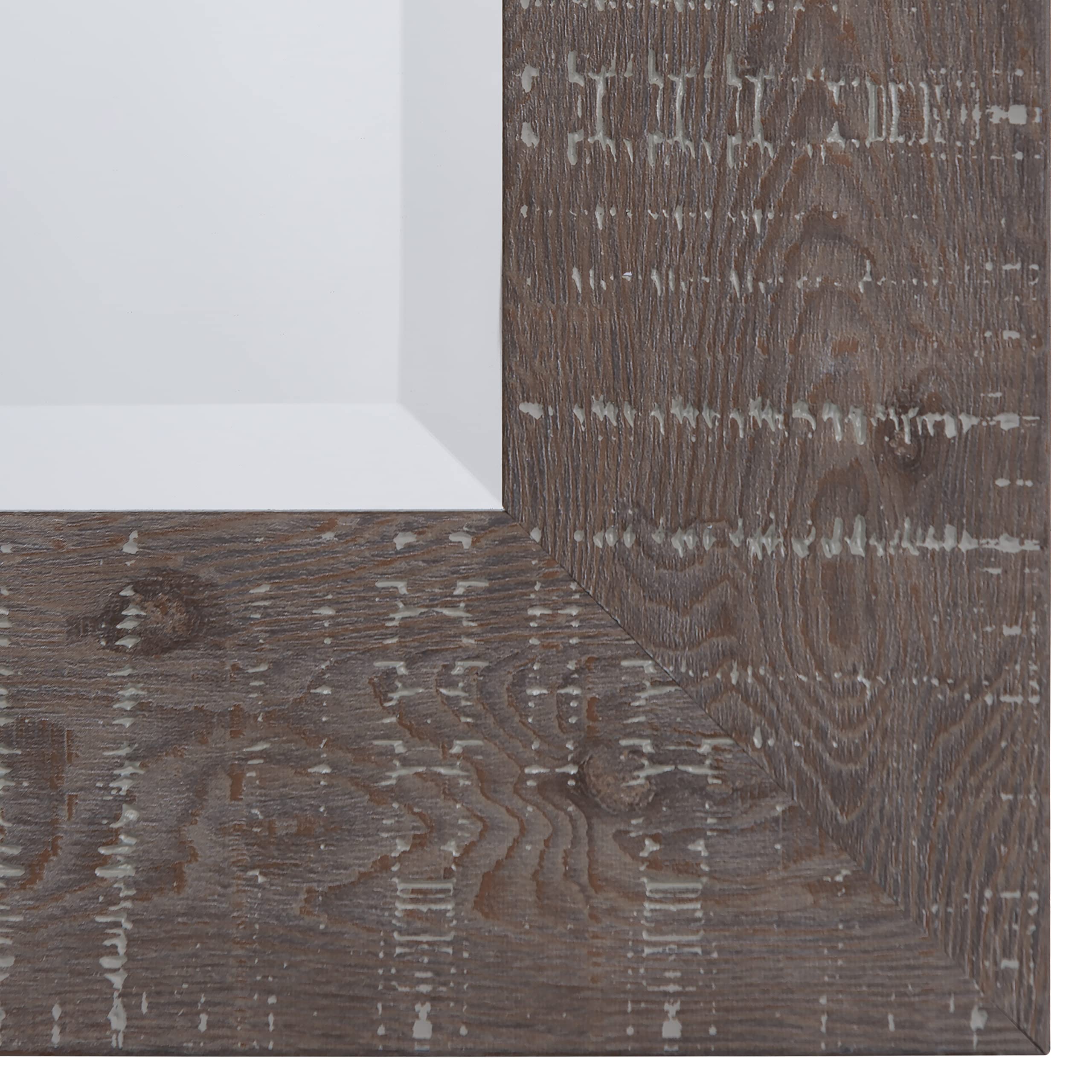 Yosemite Decorative Wall Mirror - Brown Textured Finish for Living Room, Bedroom & Entryway Decor | Yosemite Home Decor MINT006