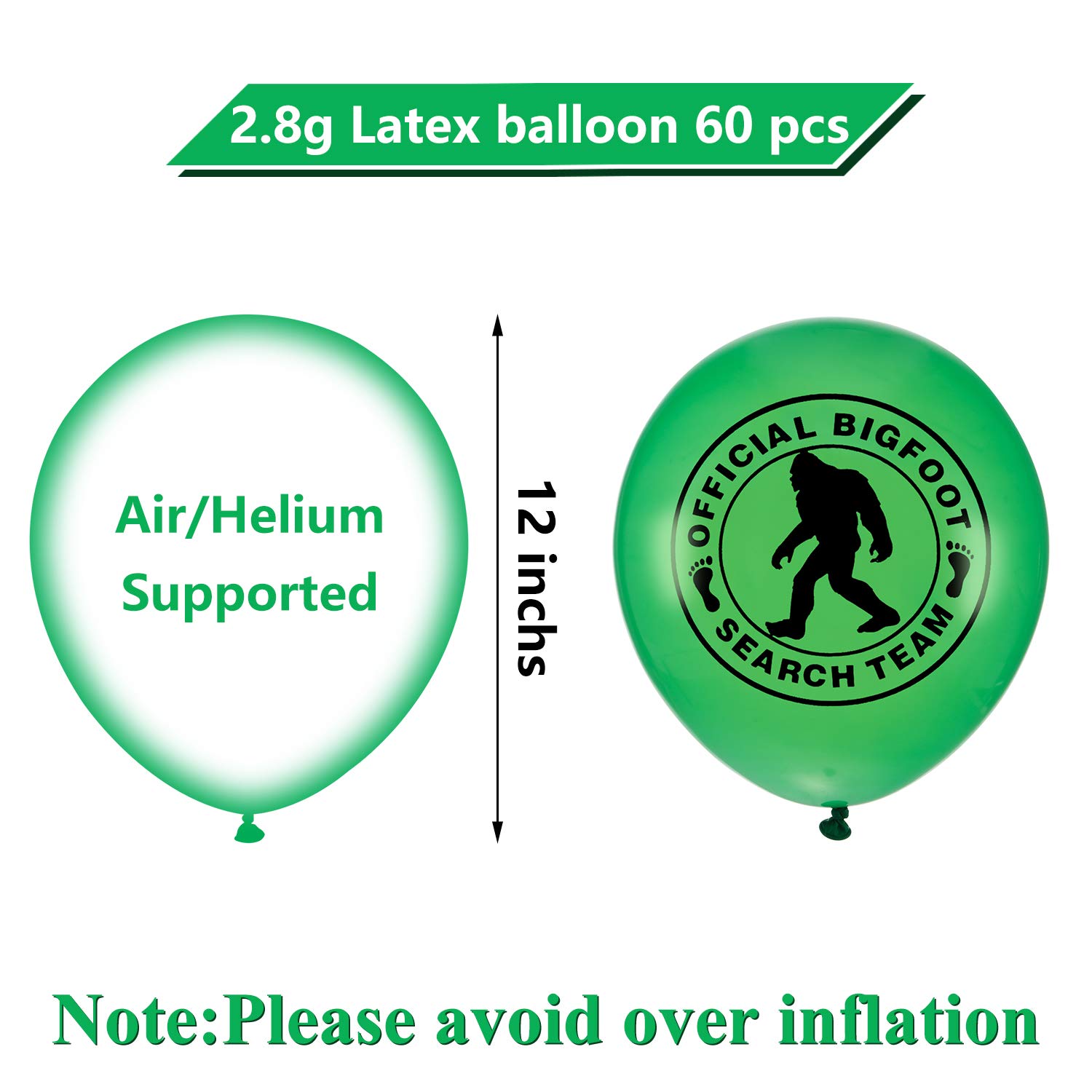 60 Pack 12 Inch Latex Balloons for Birthday Party Decorations - Believe Themed Party Supplies | Perfect for Birthday Celebrations, Baby Showers & Graduation Parties