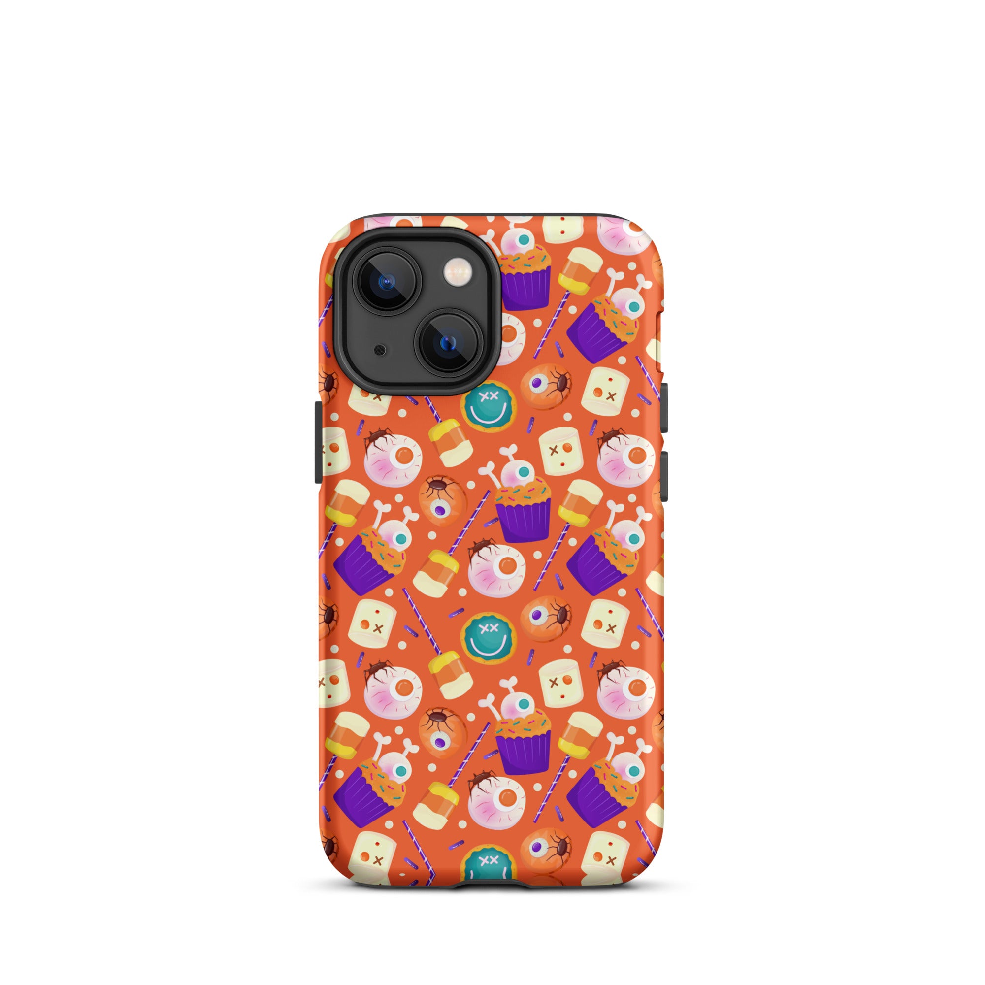 Halloween Trick or Treat Premium Shockproof iPhone Case - Cute Pumpkin Design for iPhone 14/13/12 Pro Max - Perfect for Halloween Parties, Costume Events & Spooky Decorations