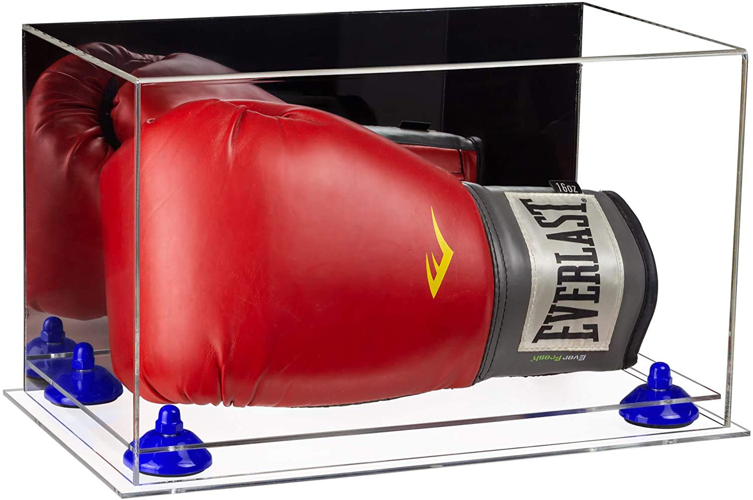 Premium Acrylic Display Case for Full-Size Boxing Gloves - Perfect for Showcasing Collectibles, Memorabilia & Trophies in Home Gyms or Sports Bars