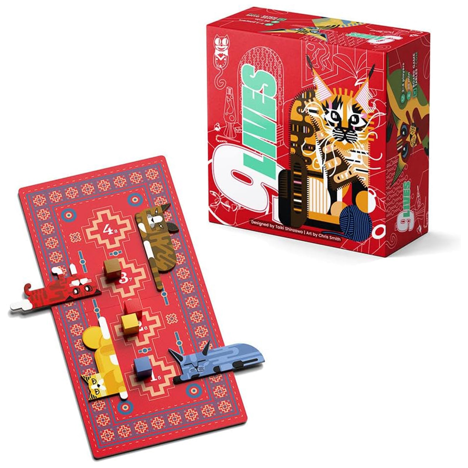 9 Lives Card Game - Fun Family Party Game for Kids & Adults - Perfect for Game Nights, Travel & Gatherings
