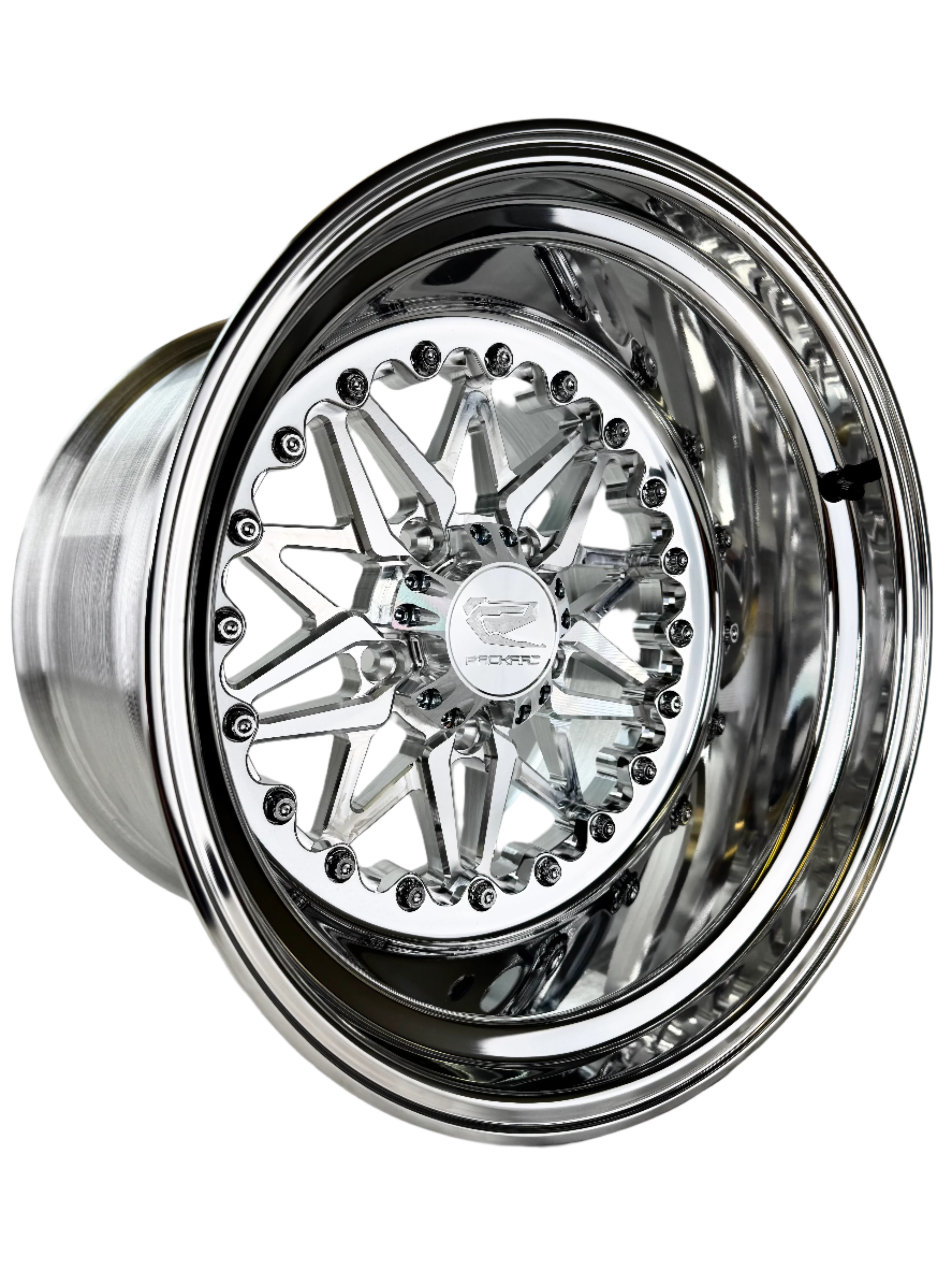 Impact 2.0 FF Forged Polished Silver RZR PRO R 5X4.5 Wheel - High Performance Off-Road Wheels for RZR PRO R - Perfect for Trail Riding, Mudding & Off-Road Adventures