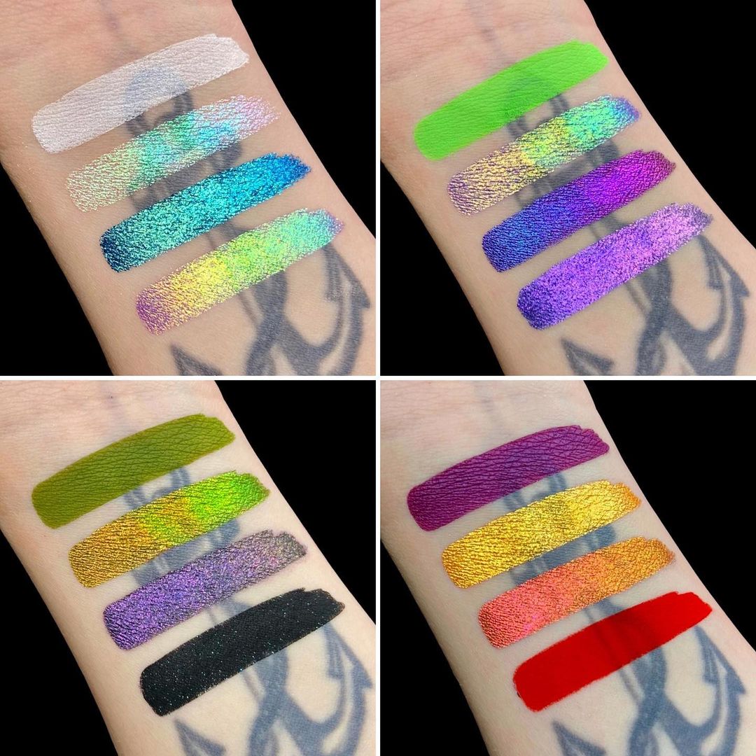 Unique & Bold Eyeshadow Palette - Vibrant Colors for Creative Makeup Looks | Perfect for Halloween, Cosplay & Artistic Expression