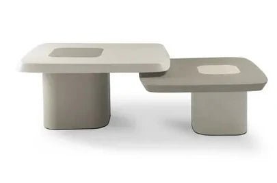 Vignole Modern Coffee Table by CIMENTO® - Minimalist Living Room Furniture for Small Spaces, Perfect for Apartments and Home Decor
