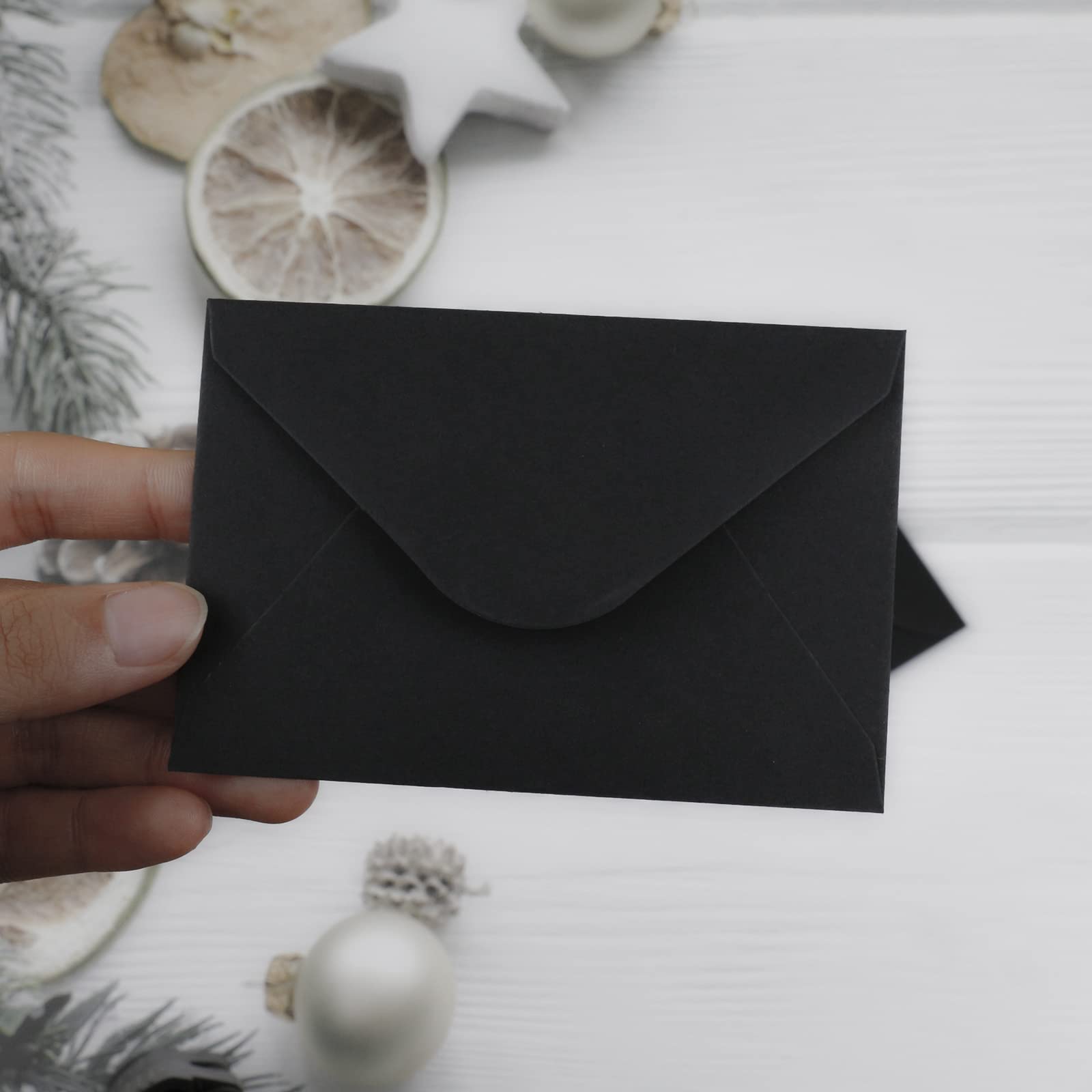 150 Pack Black Mini Gift Card Envelopes (4