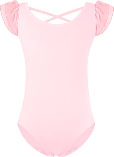 Double Layer Ruffle Sleeve-ballet Pink