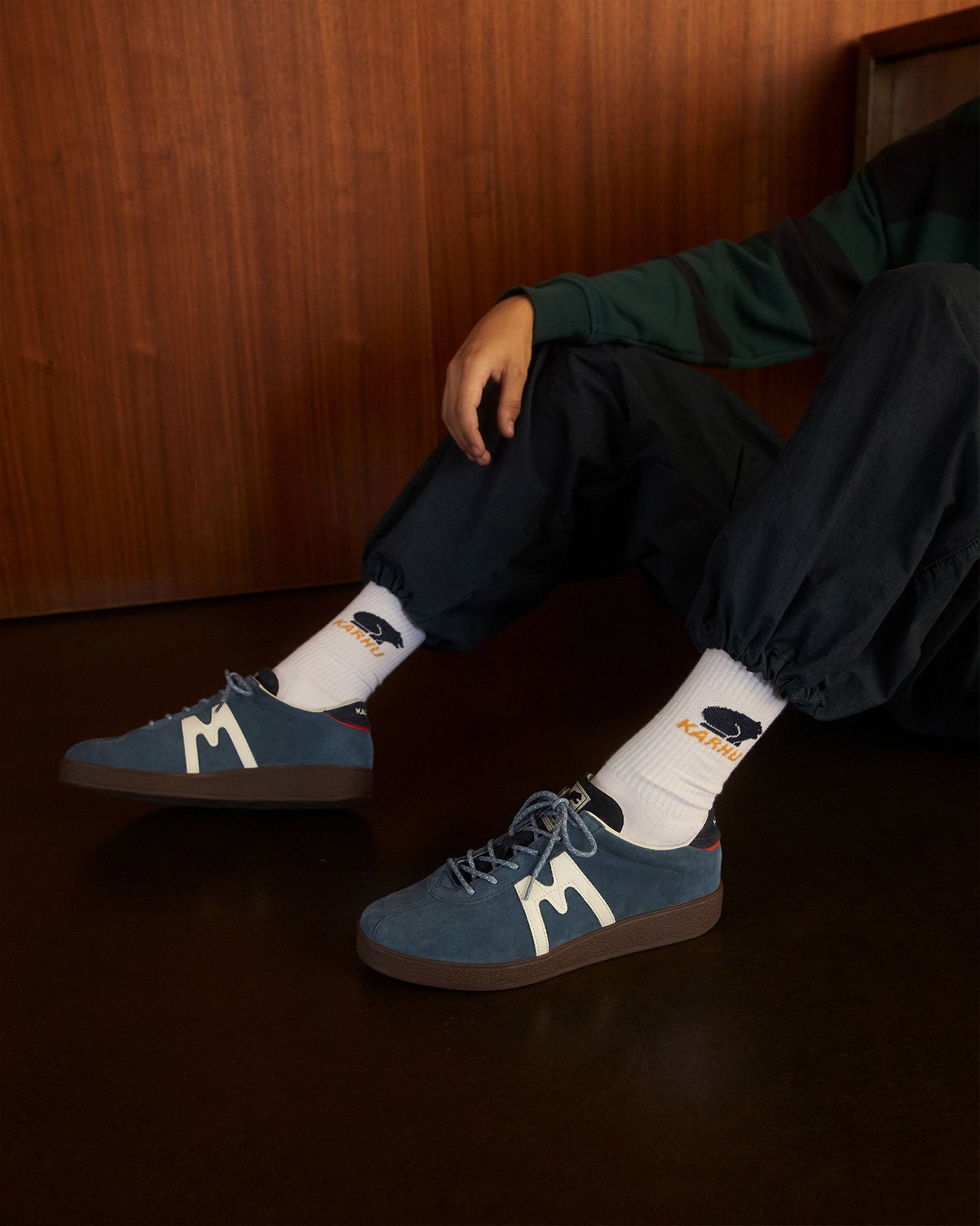TRAMPAS China Blue & Bright White - Stylish and Comfortable Sneakers for Casual Wear, Running, and Outdoor Activities