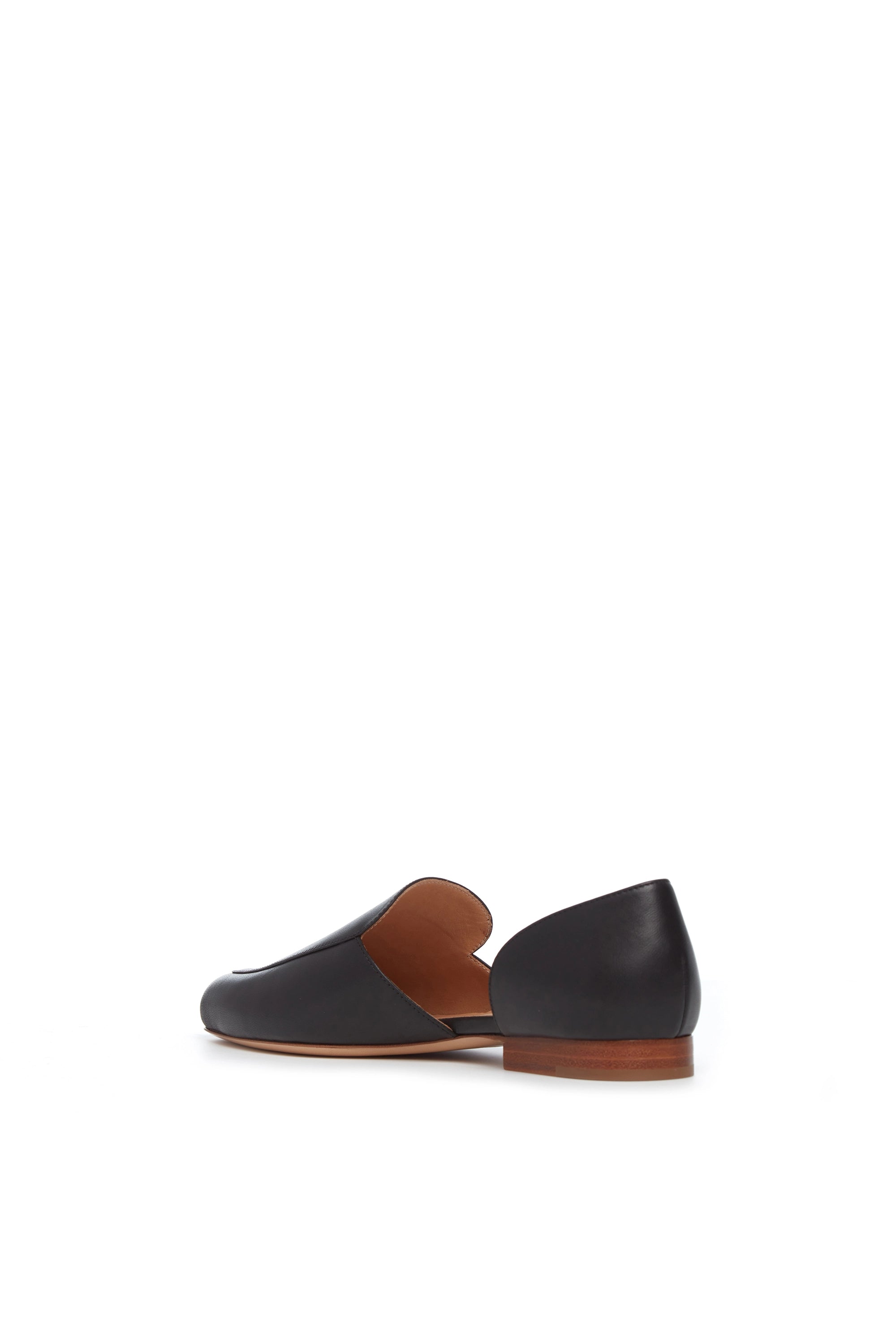 Jax Flat Shoes for Women - Black Nappa Leather Comfortable Slip-On Loafers | Perfect for Office, Travel & Casual Wear